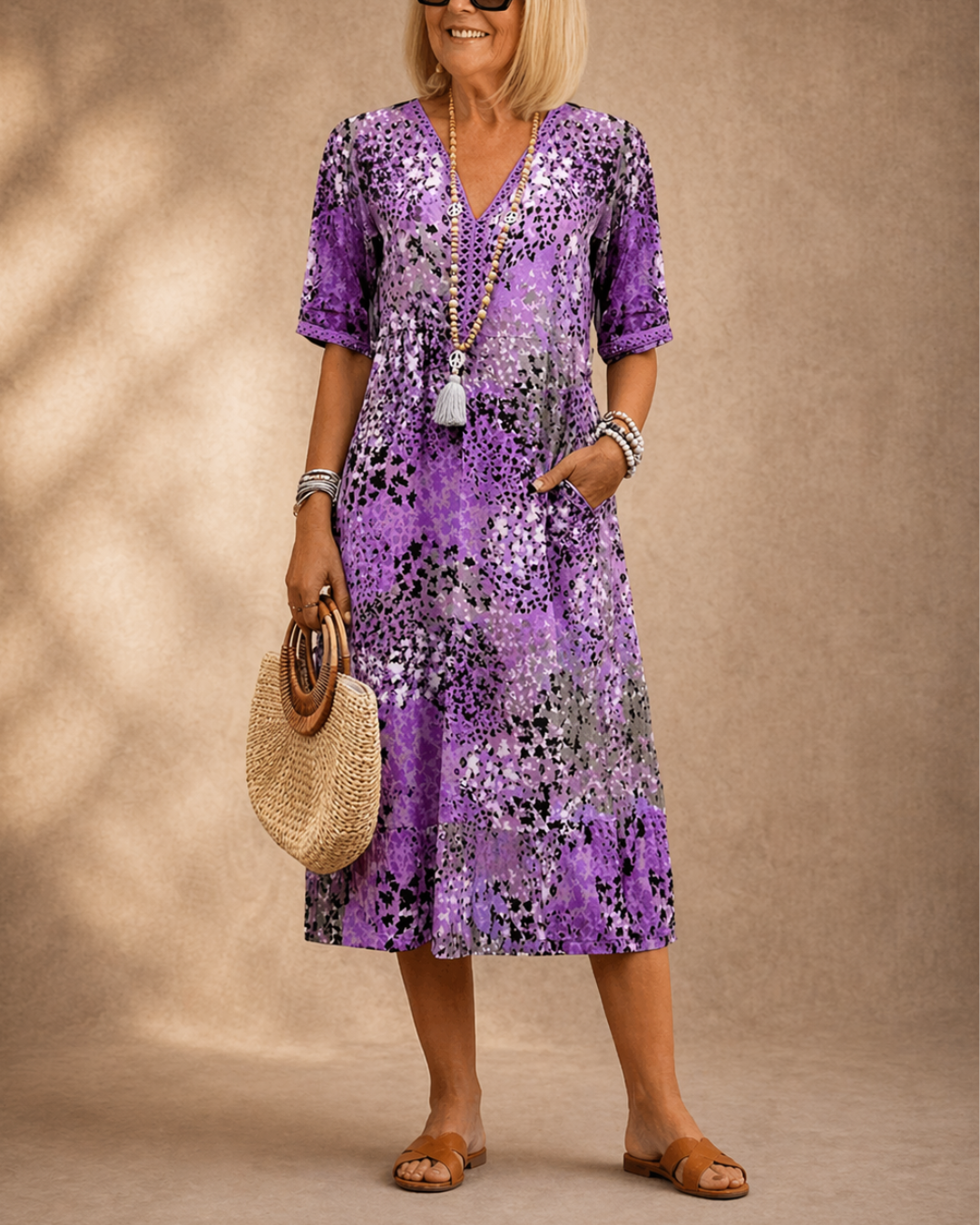 VERONICA | VIBRANT MIDI DRESS
