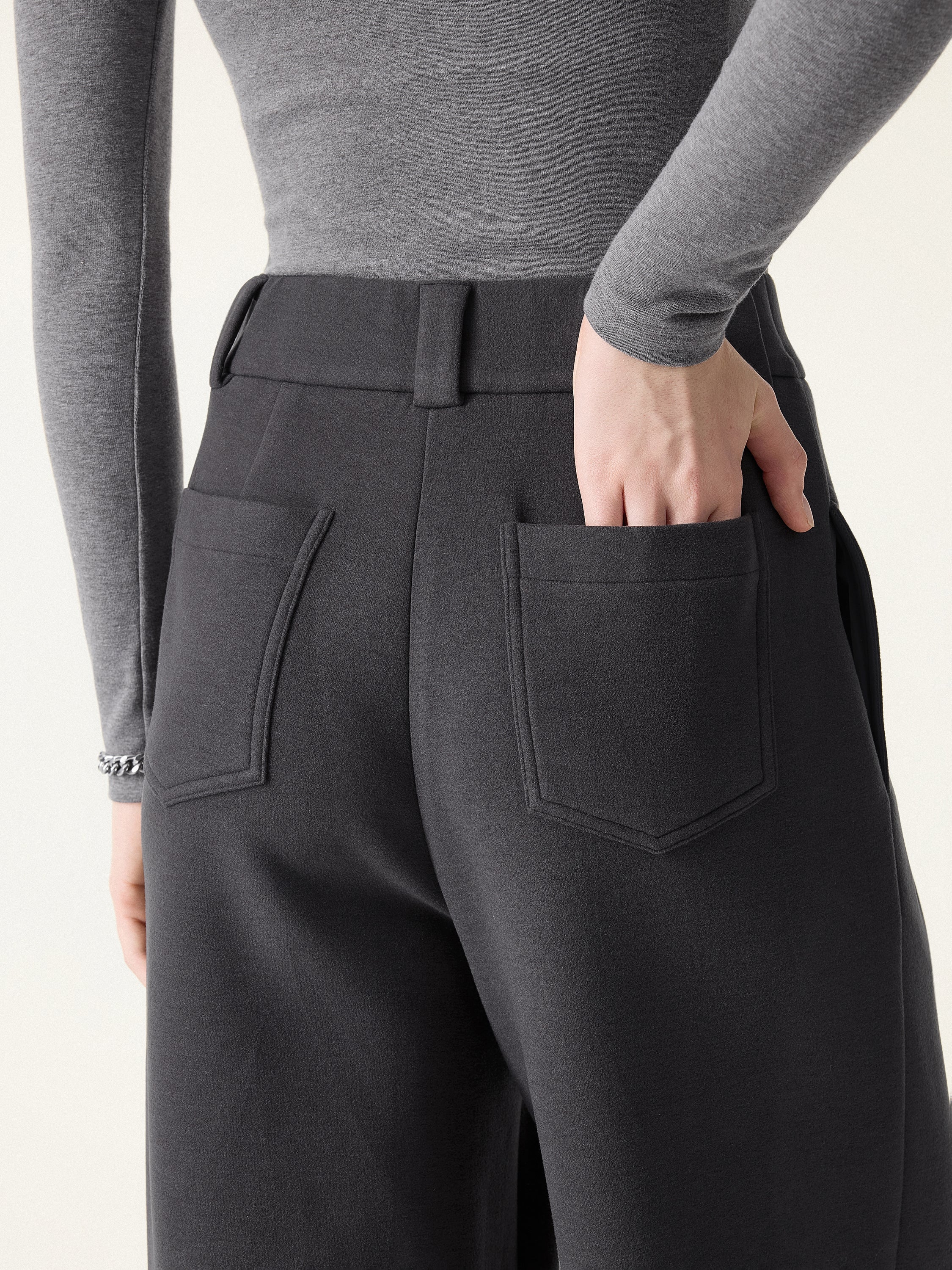 FuzzLuxe Flyfront Super Wide Leg Pants