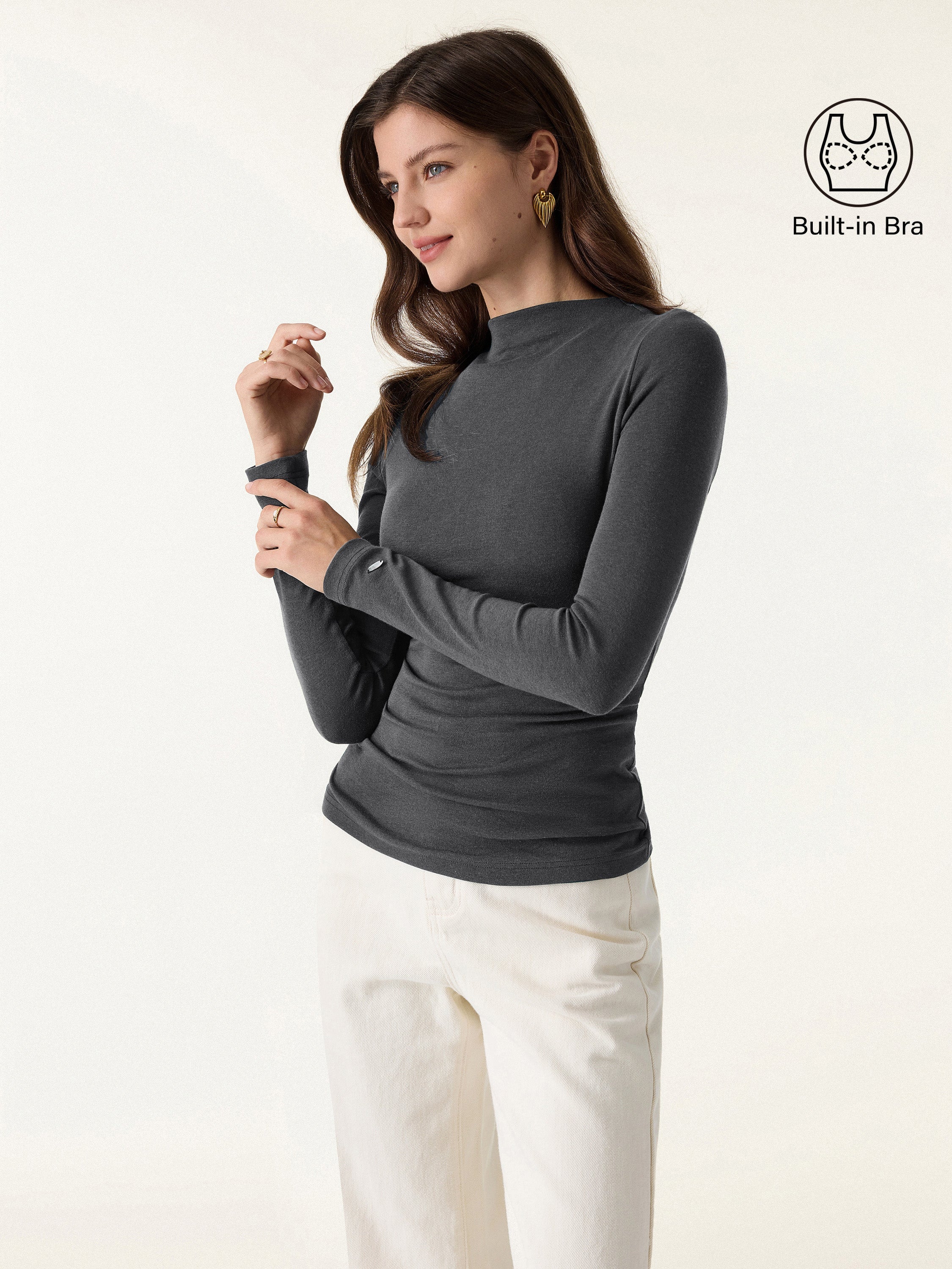 LiteWarm Mockneck Long Sleeve Brami