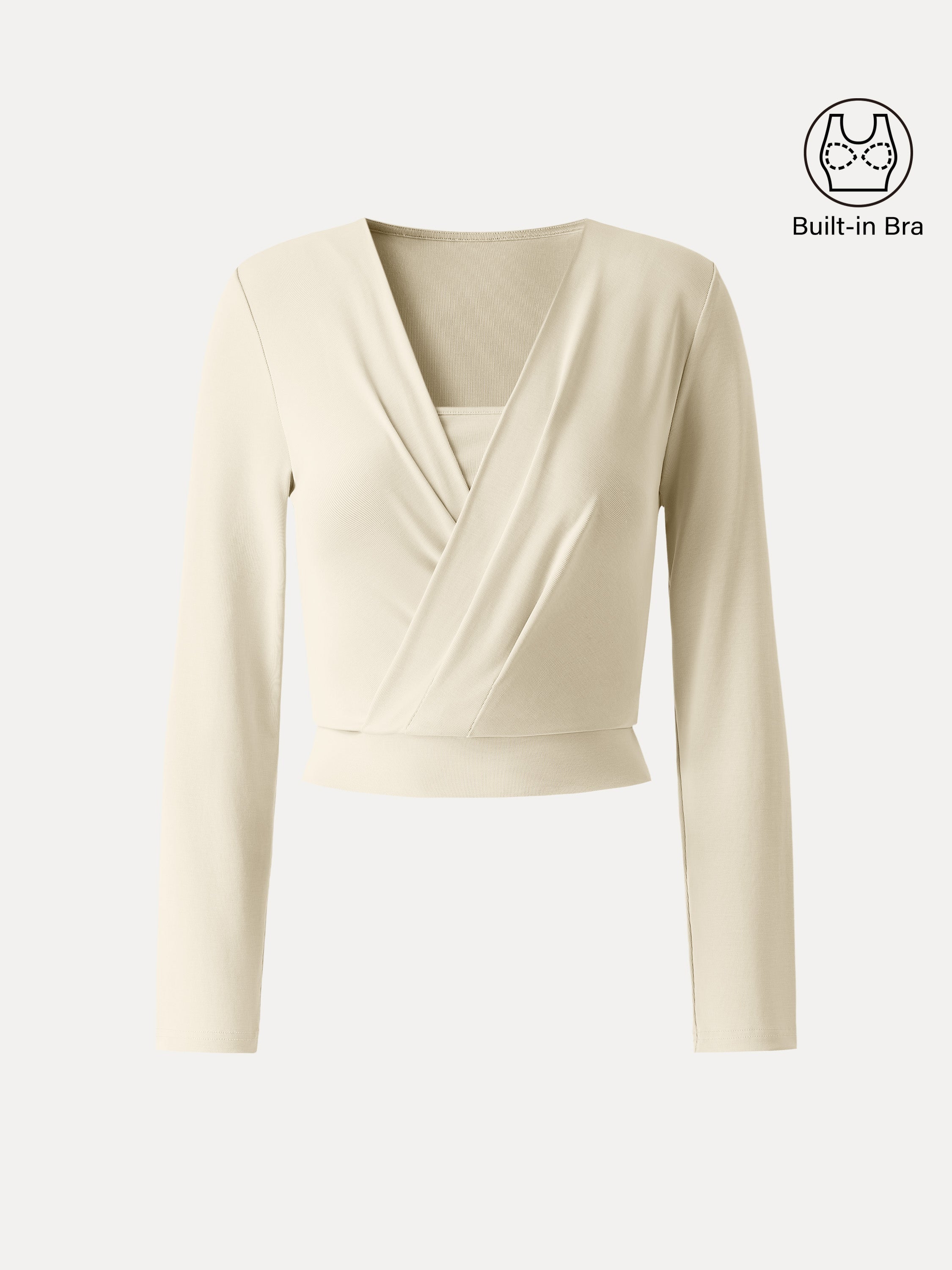 Sandwashed Modal 2-in-1 Wrap Brami Top