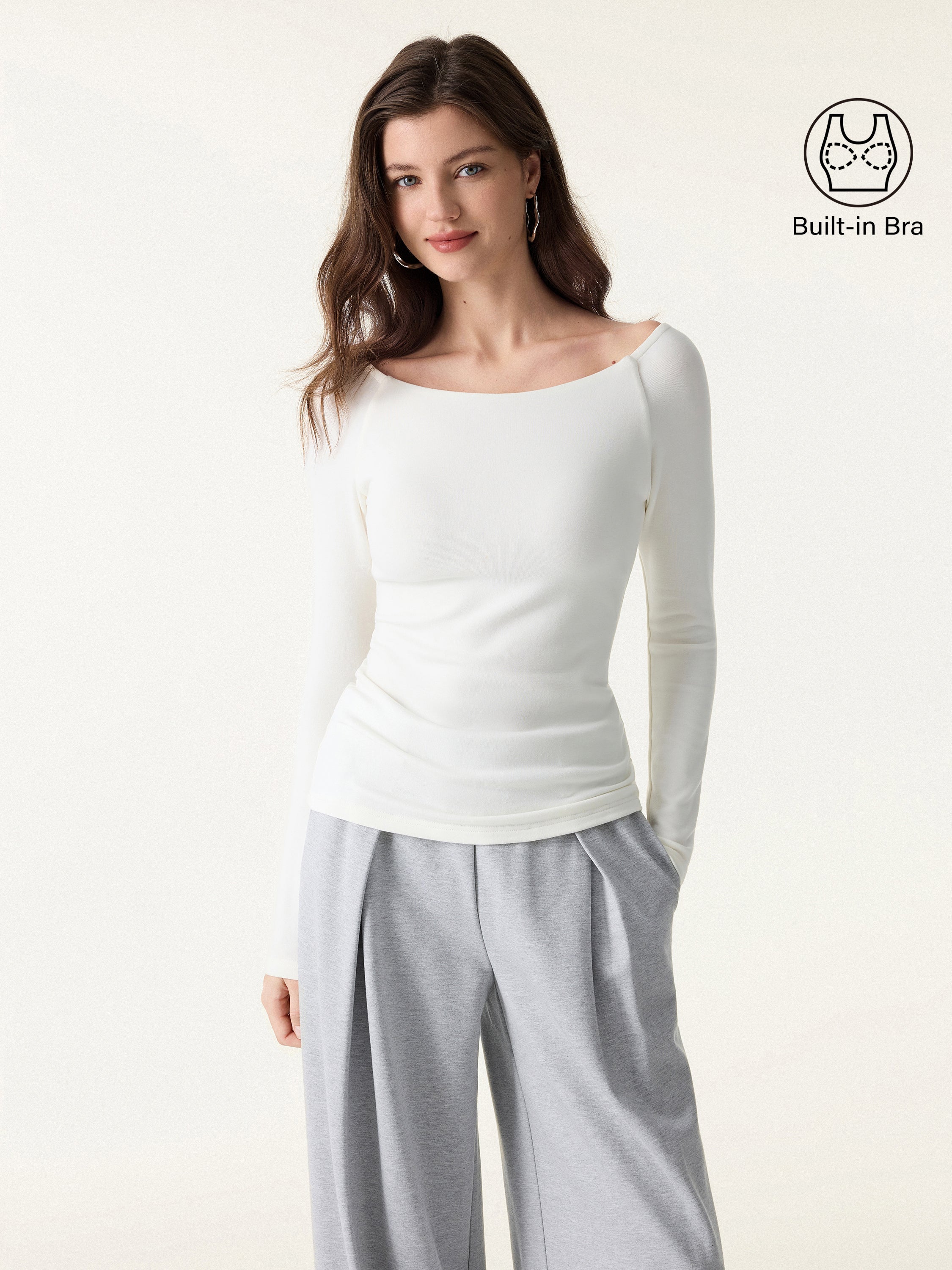 ProWarm Boatneck Long Sleeve Brami