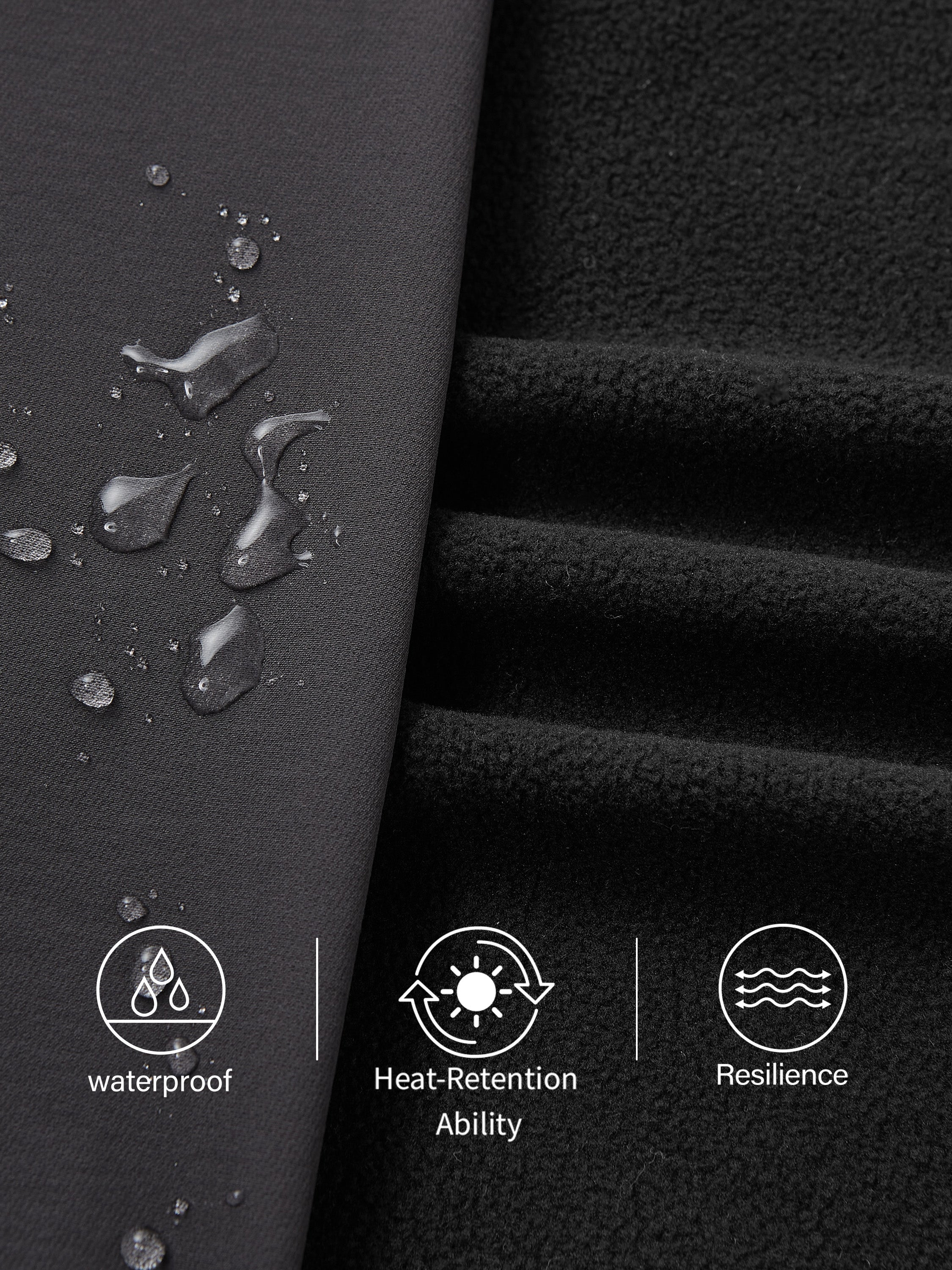 Waterproof Stretch Fleece Tapered Pant