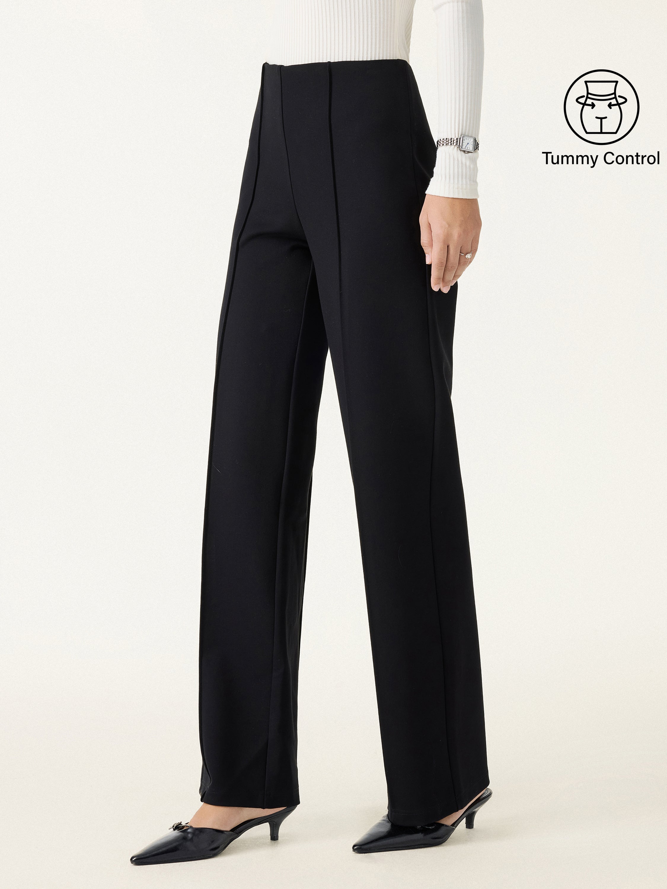 Tummy-Control Slim Ponte The Supermodel Pant