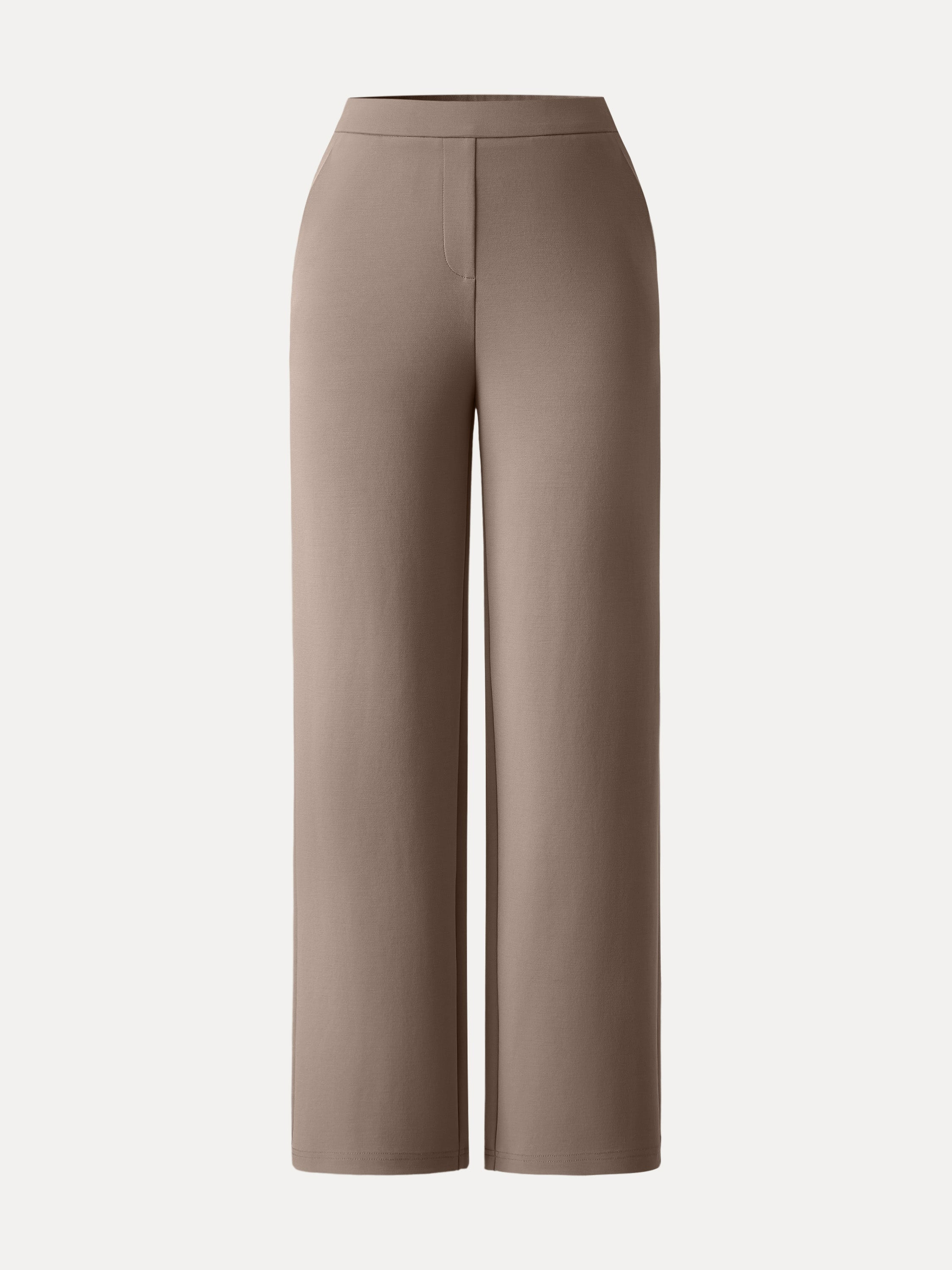 Sandwashed Modal Breathable Straight Leg Pull-on Travel Pants