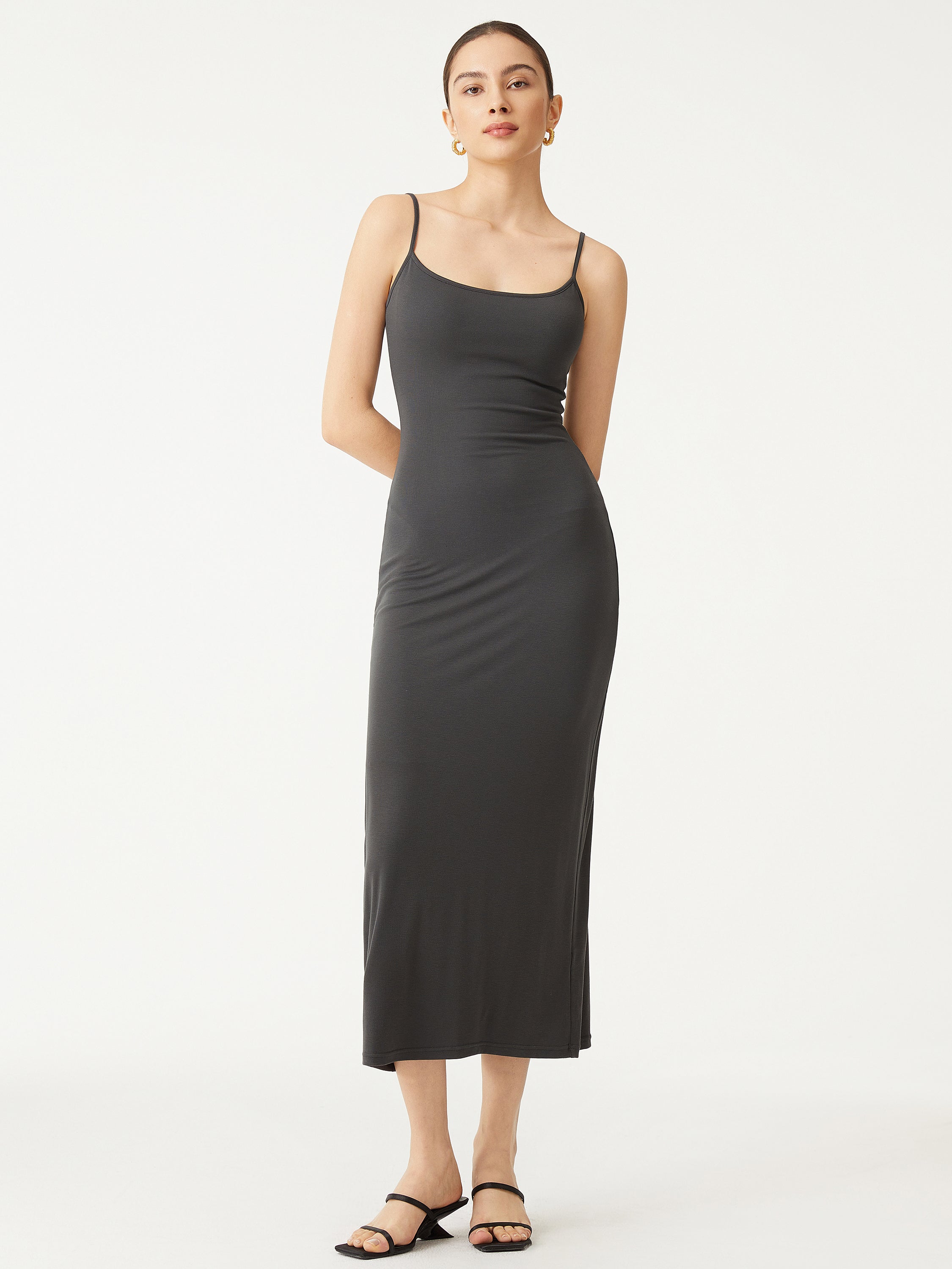 Maria Spaghetti Strap Bandless Brami Dress