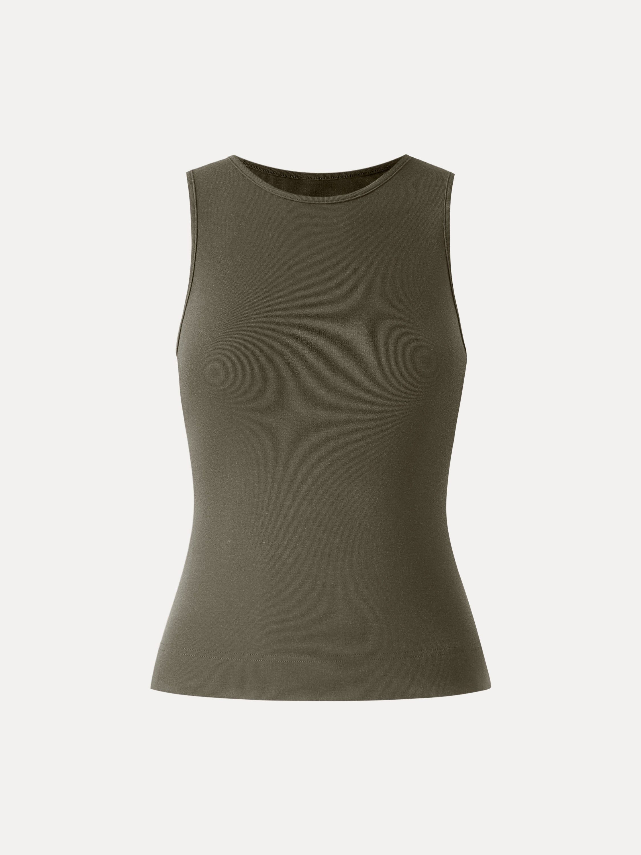 Non-Itch Lyocell Wool Round Neck Tank