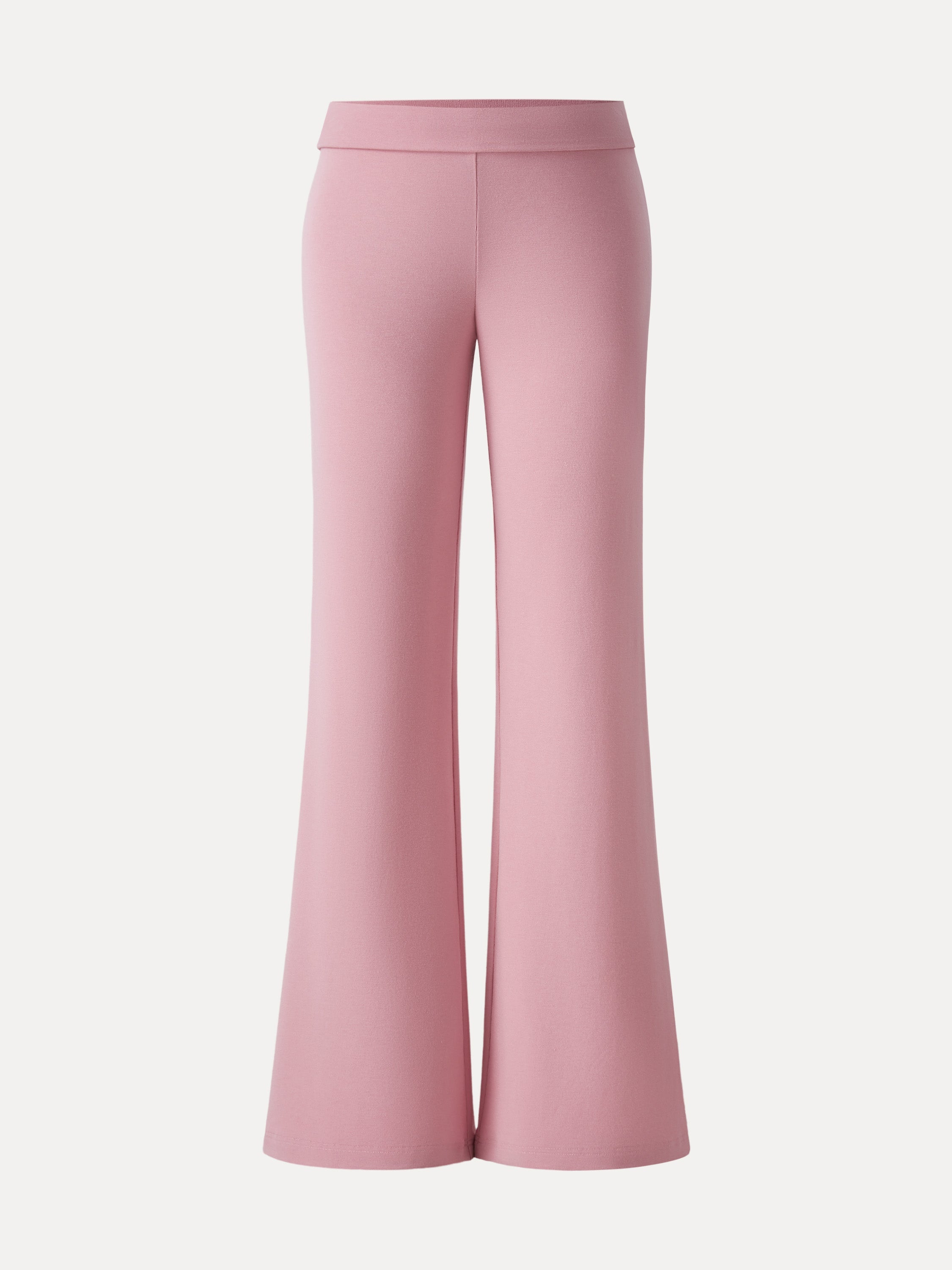 Petite Lyocell Wool Low Rise Pull-on Flared Pants