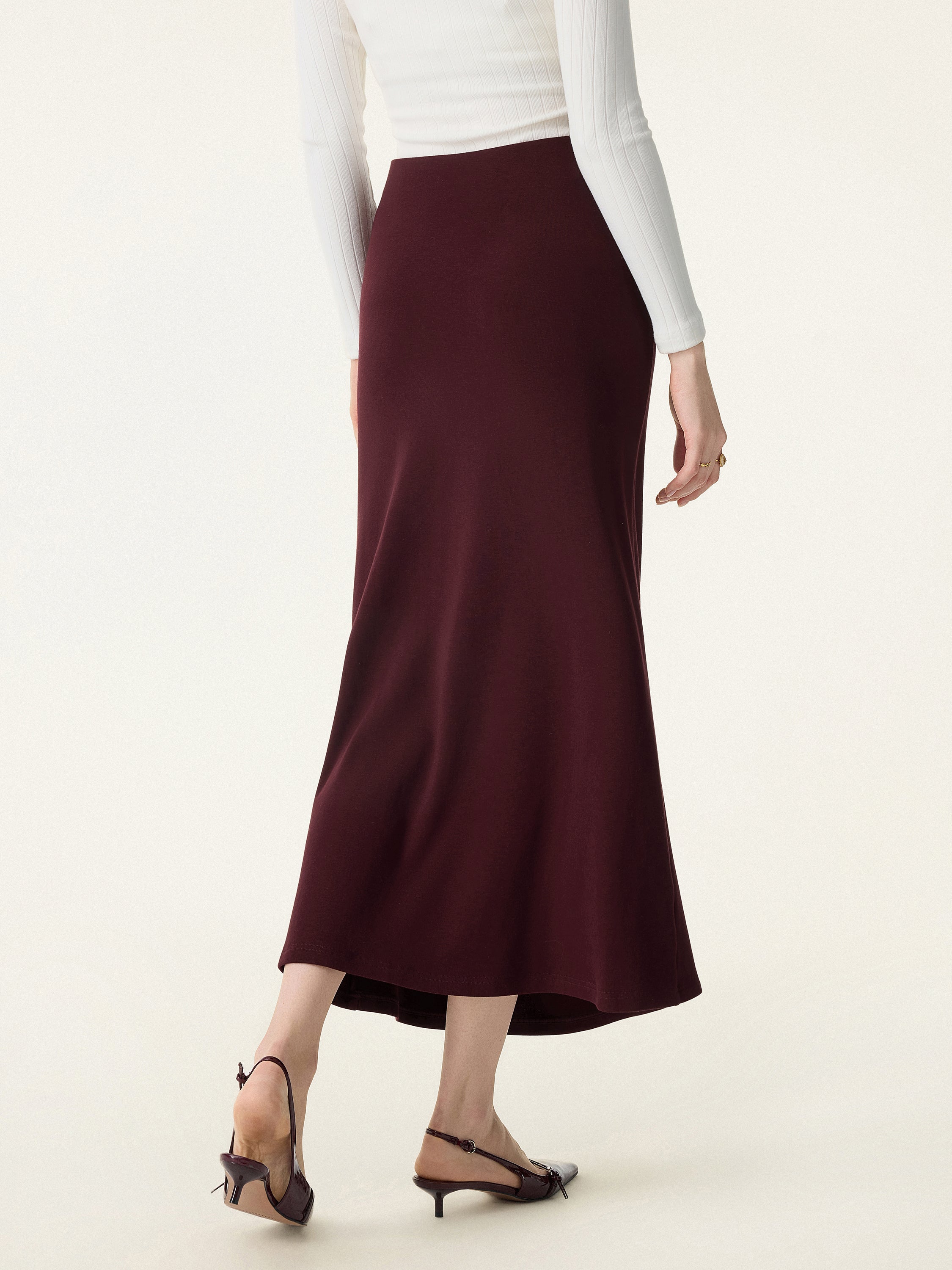 ProWarm Stretchy Tucked Flare Maxi Skirt