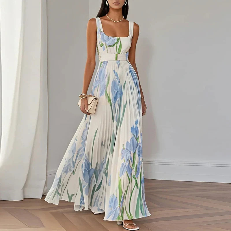 Isla | Elegant Floral Maxi Dress