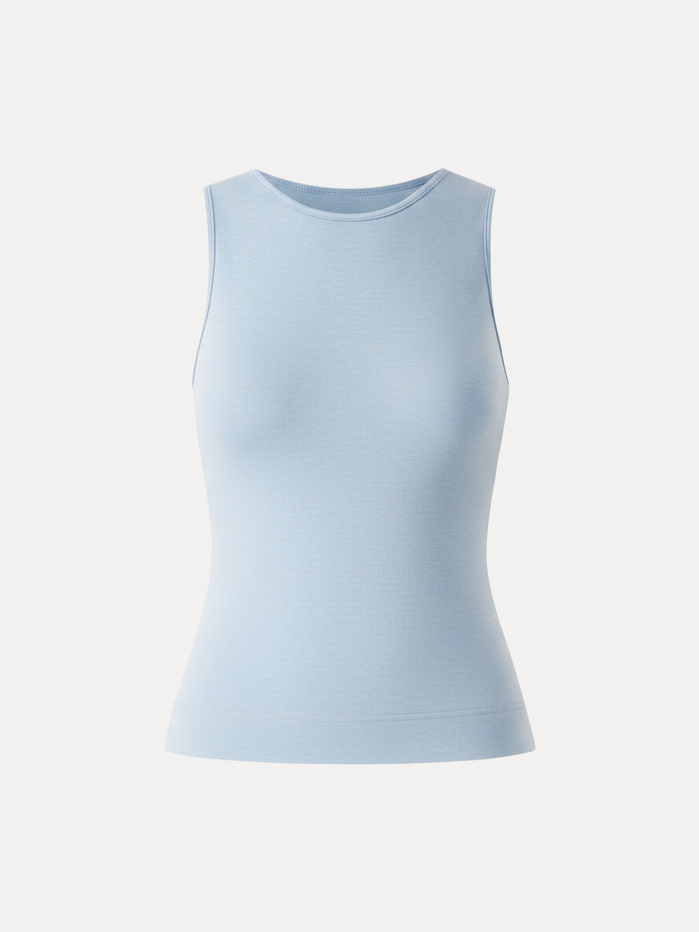 Non-Itch Lyocell Wool Round Neck Tank