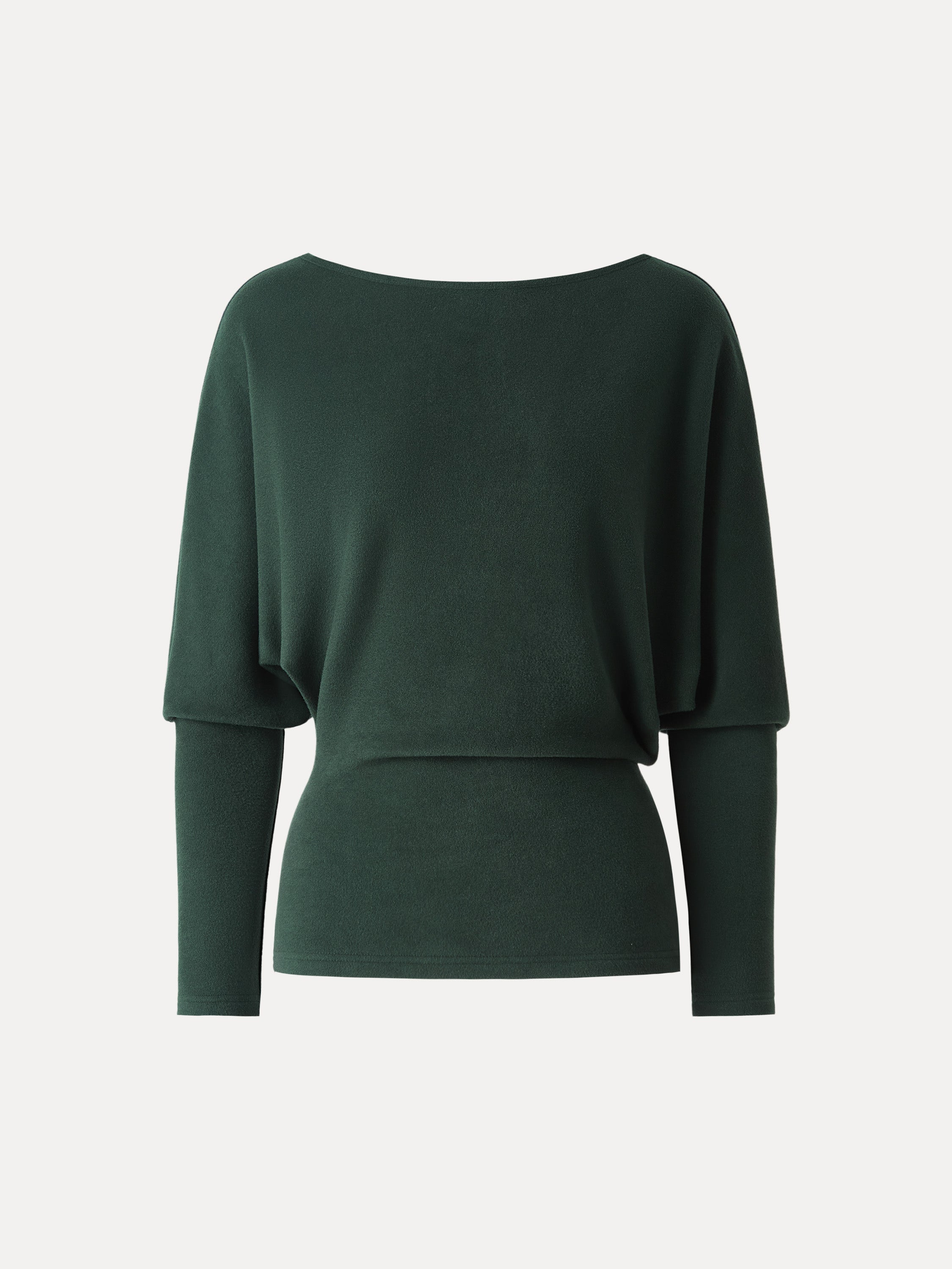 MaxWarm Boatneck Top with Asymmetrical Hem