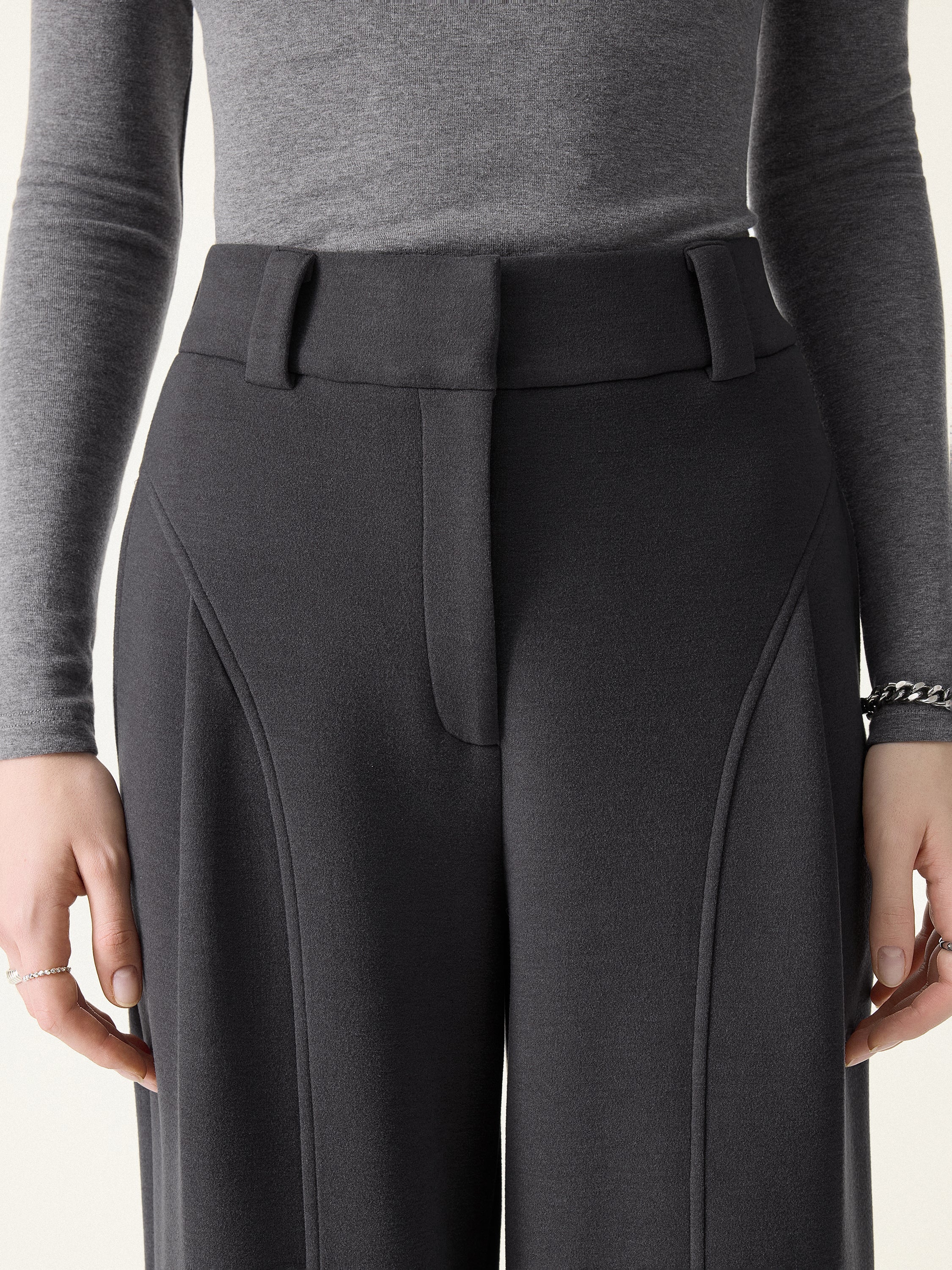 FuzzLuxe Flyfront Super Wide Leg Pants