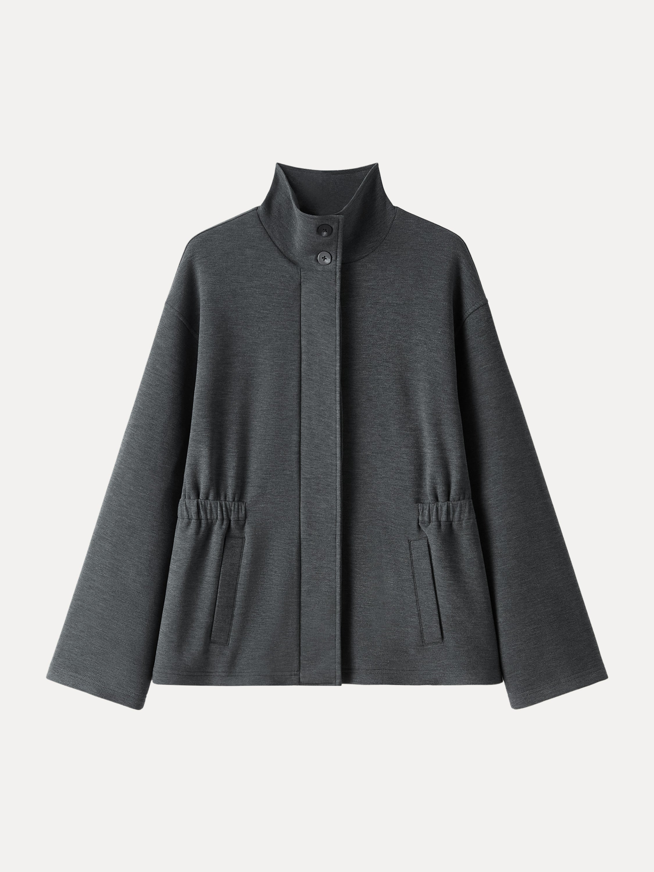 Windproof Cozy Warm Stand Collard Cinched Waist Jackets