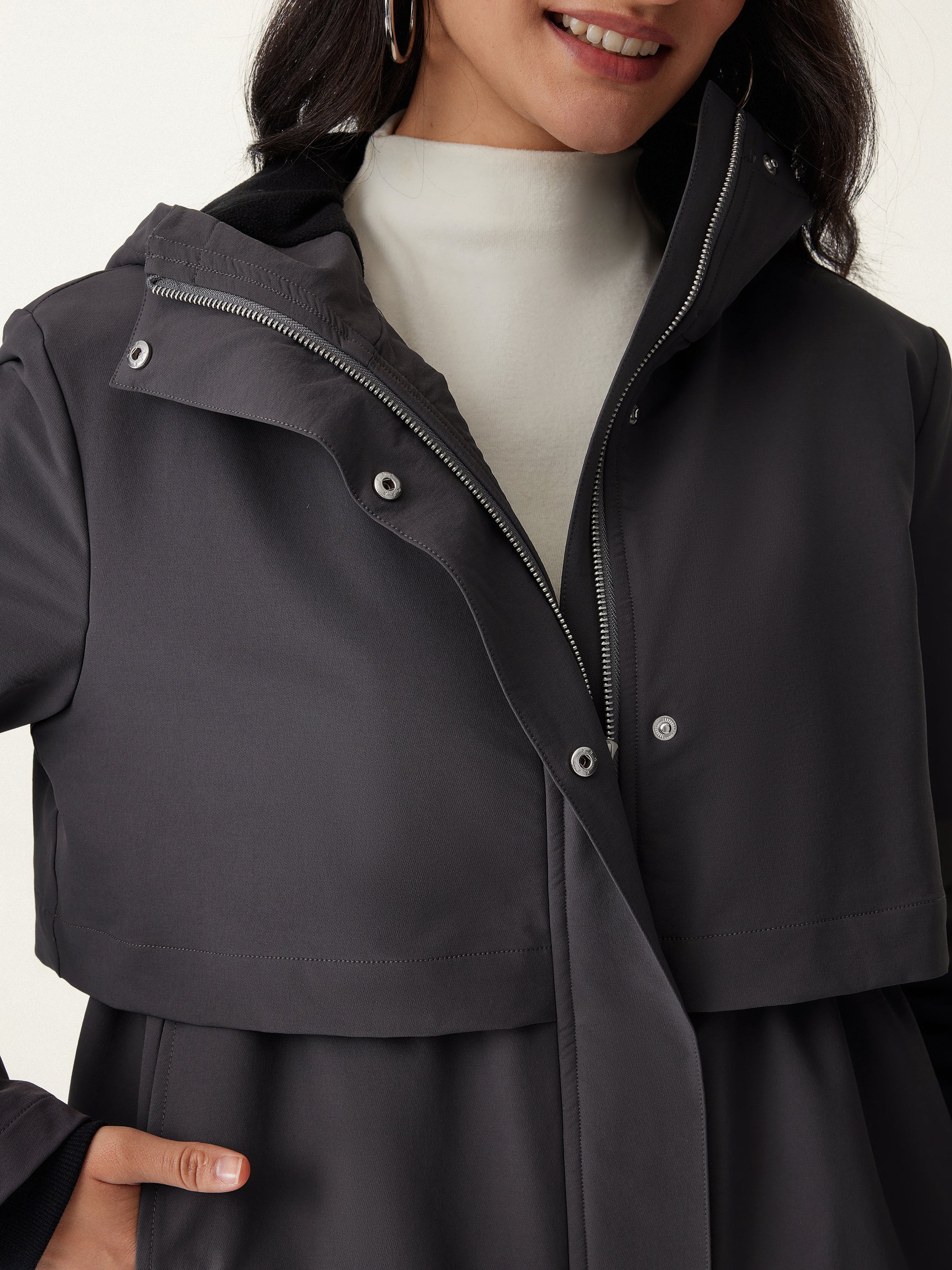 Waterproof Hooded Fleece Jacket