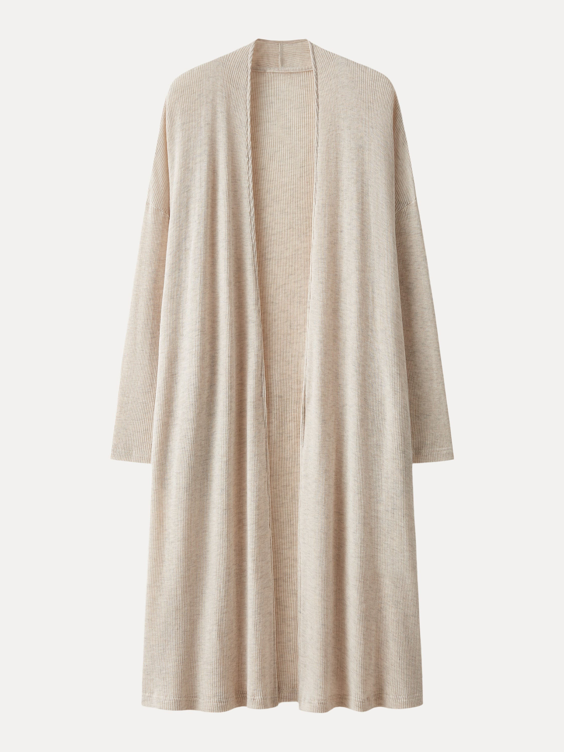 Soft Drape Open Front Cardigan with Pockets