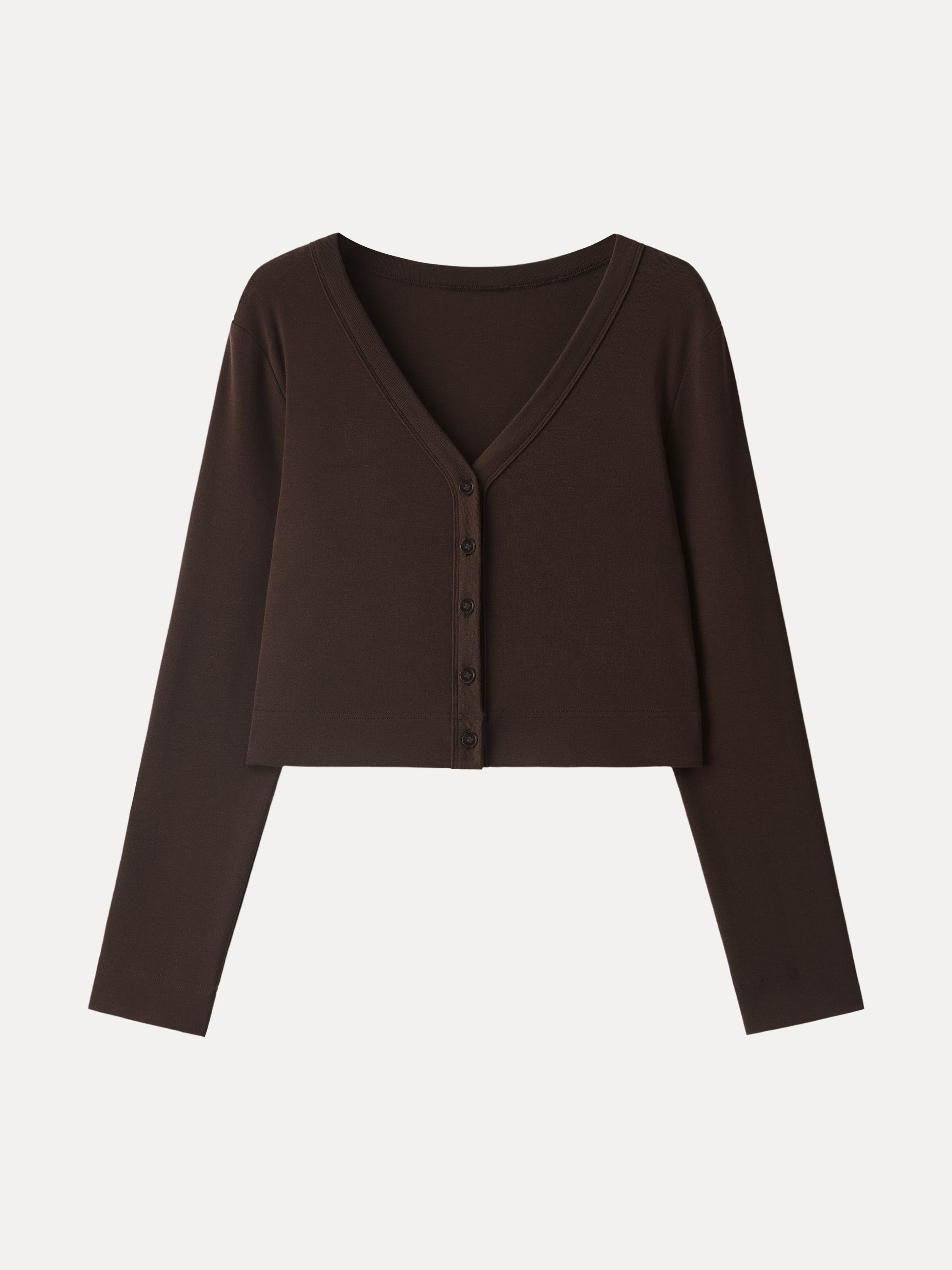 Non-Itch Lyocell Wool Relaxed Cardigan