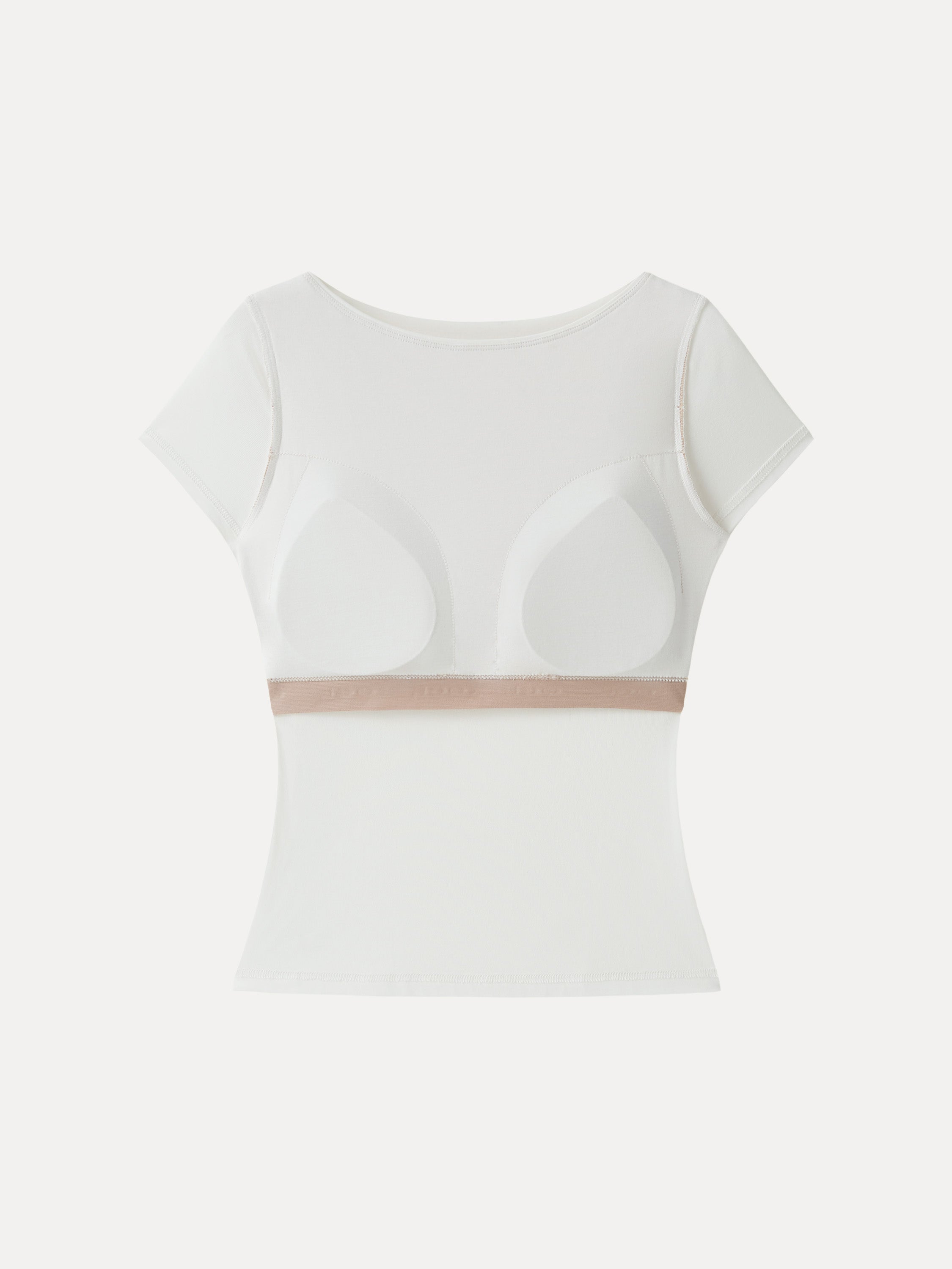 SkinKiss Boatneck Short Sleeve Brami