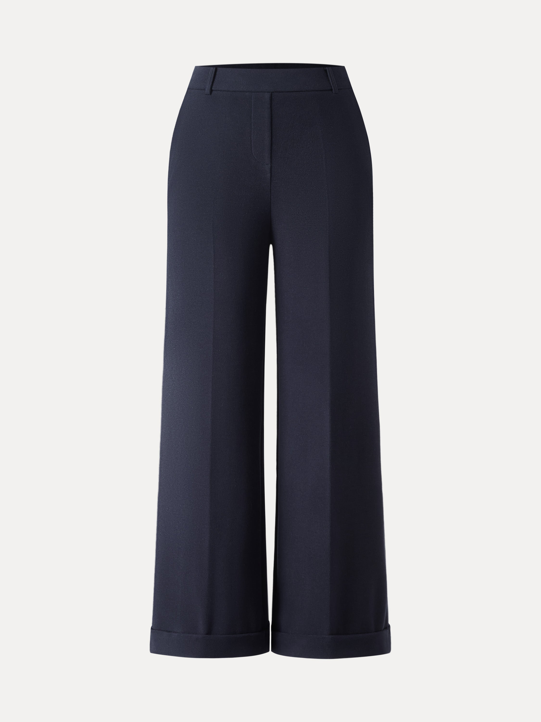 Cozy Warm High Rise Kickout Pull-on Pants with Pockets