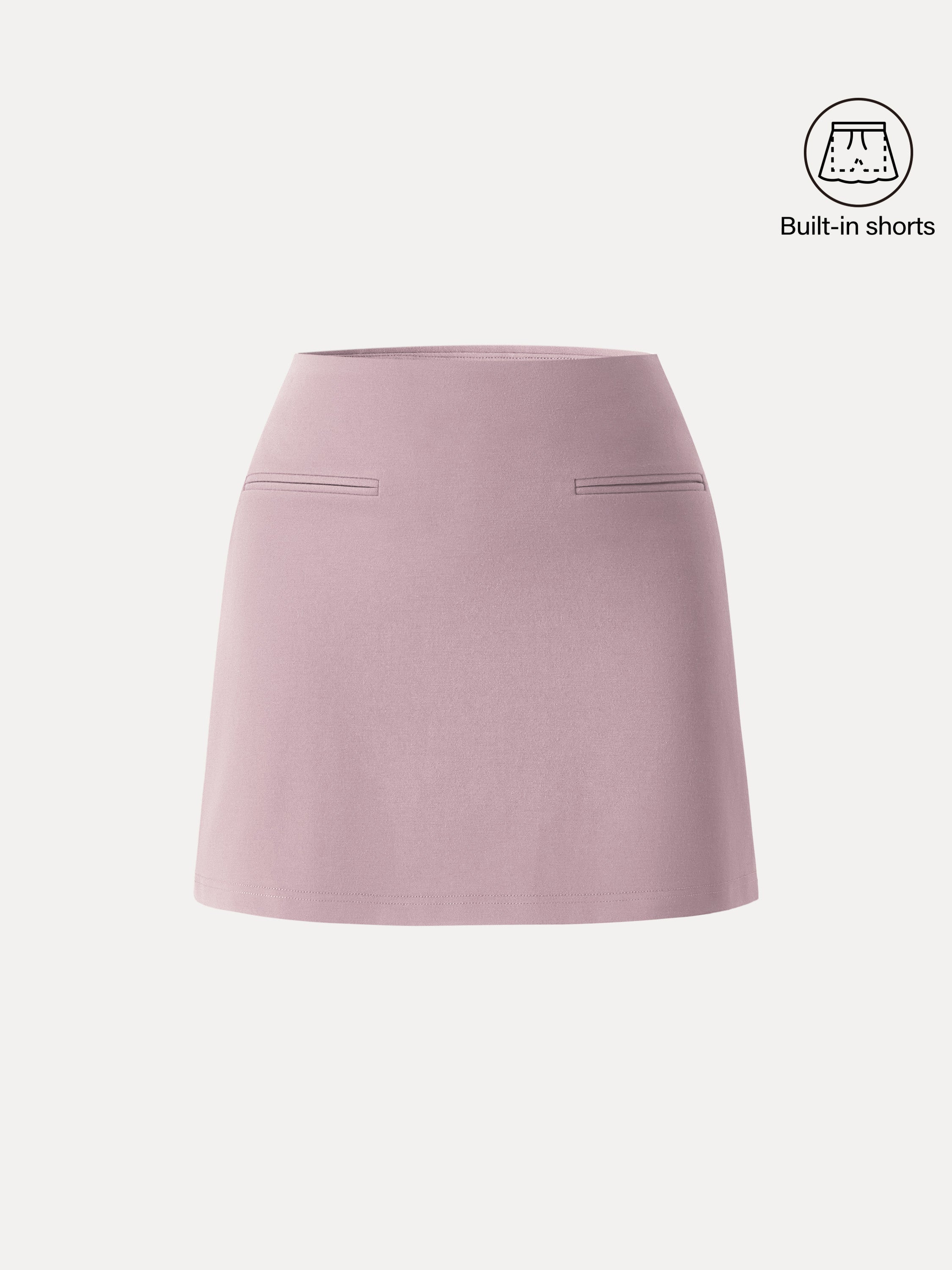 High Rise A-Line Pull-on Skort