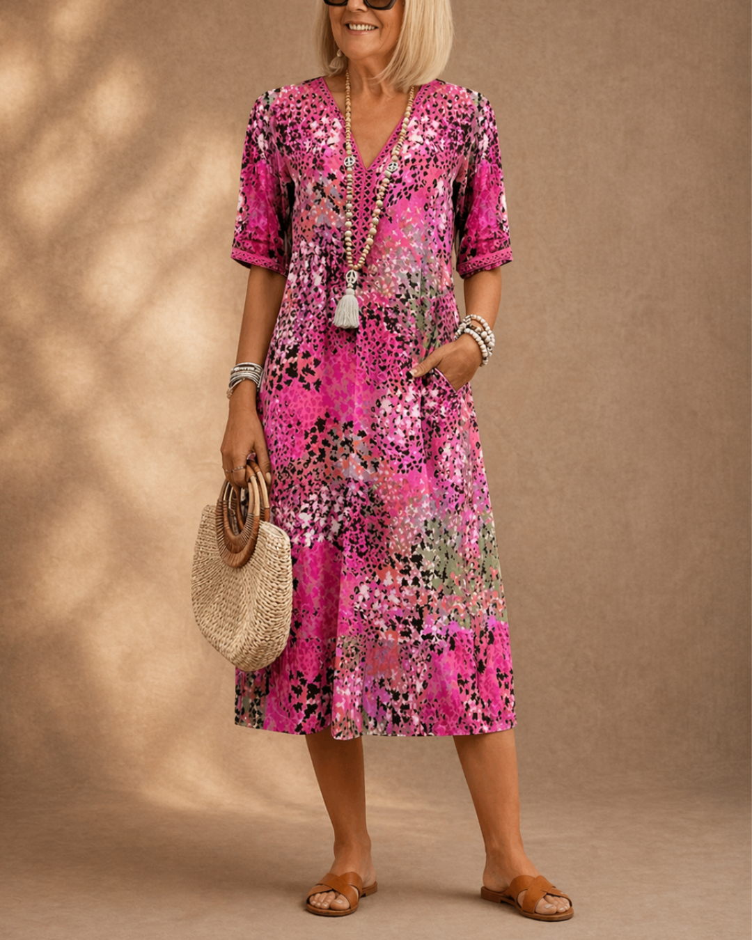 VERONICA | VIBRANT MIDI DRESS