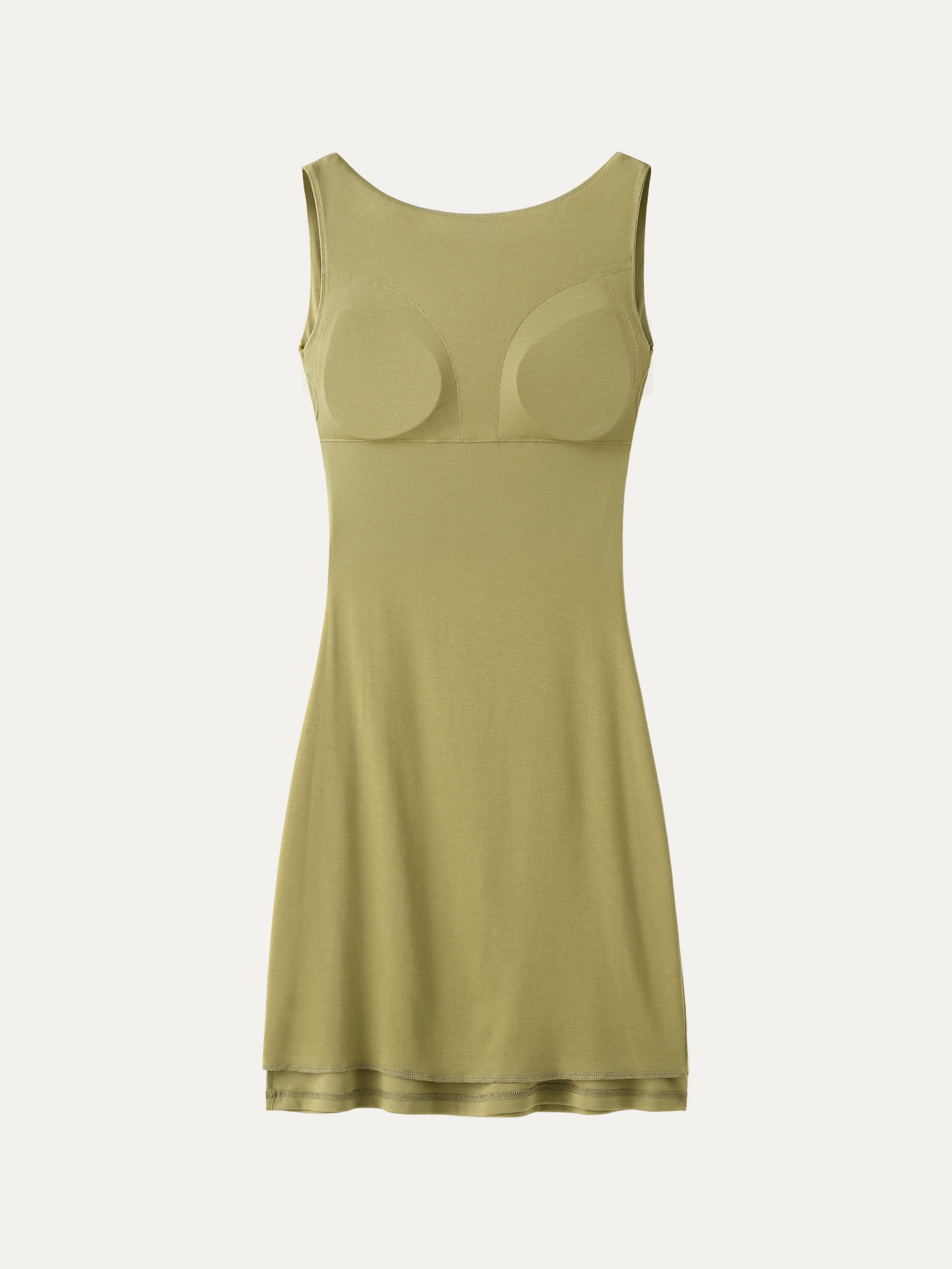 Cooling Open Back Bandless Brami Mini Dress