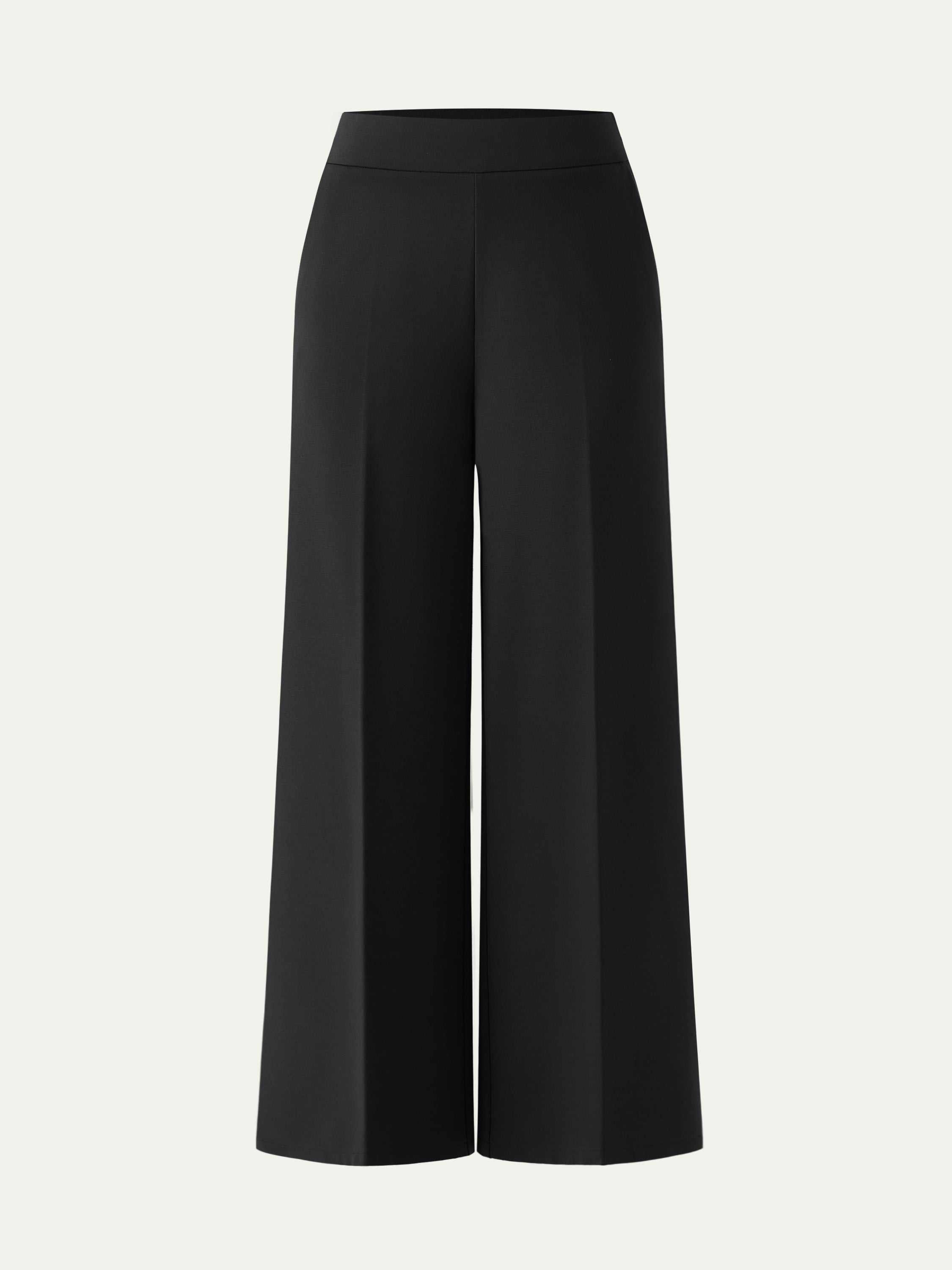 High Rise Wide Leg Trouser with Pockets