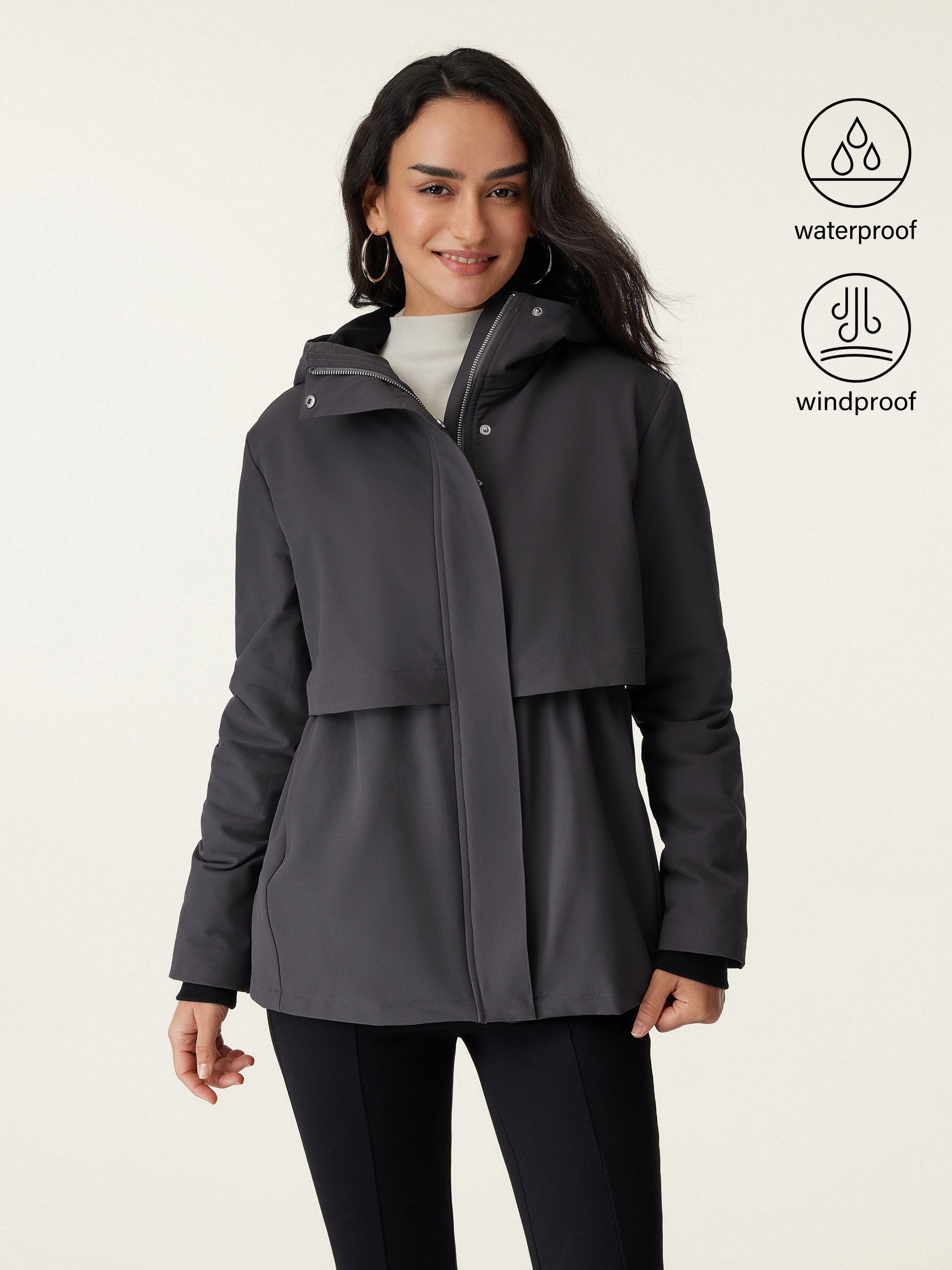 Waterproof Hooded Fleece Jacket