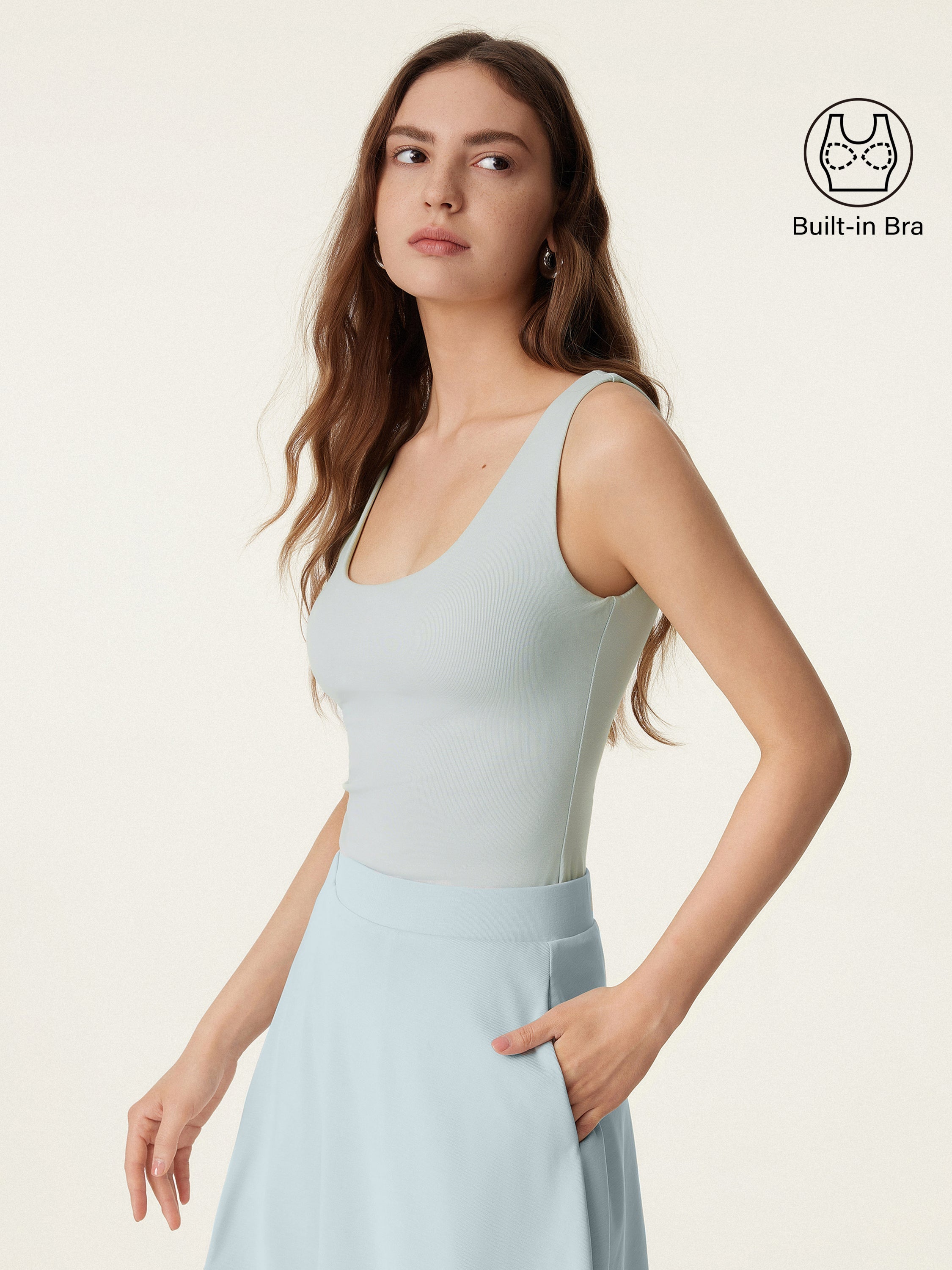 U-neck New Airy Brami Tank