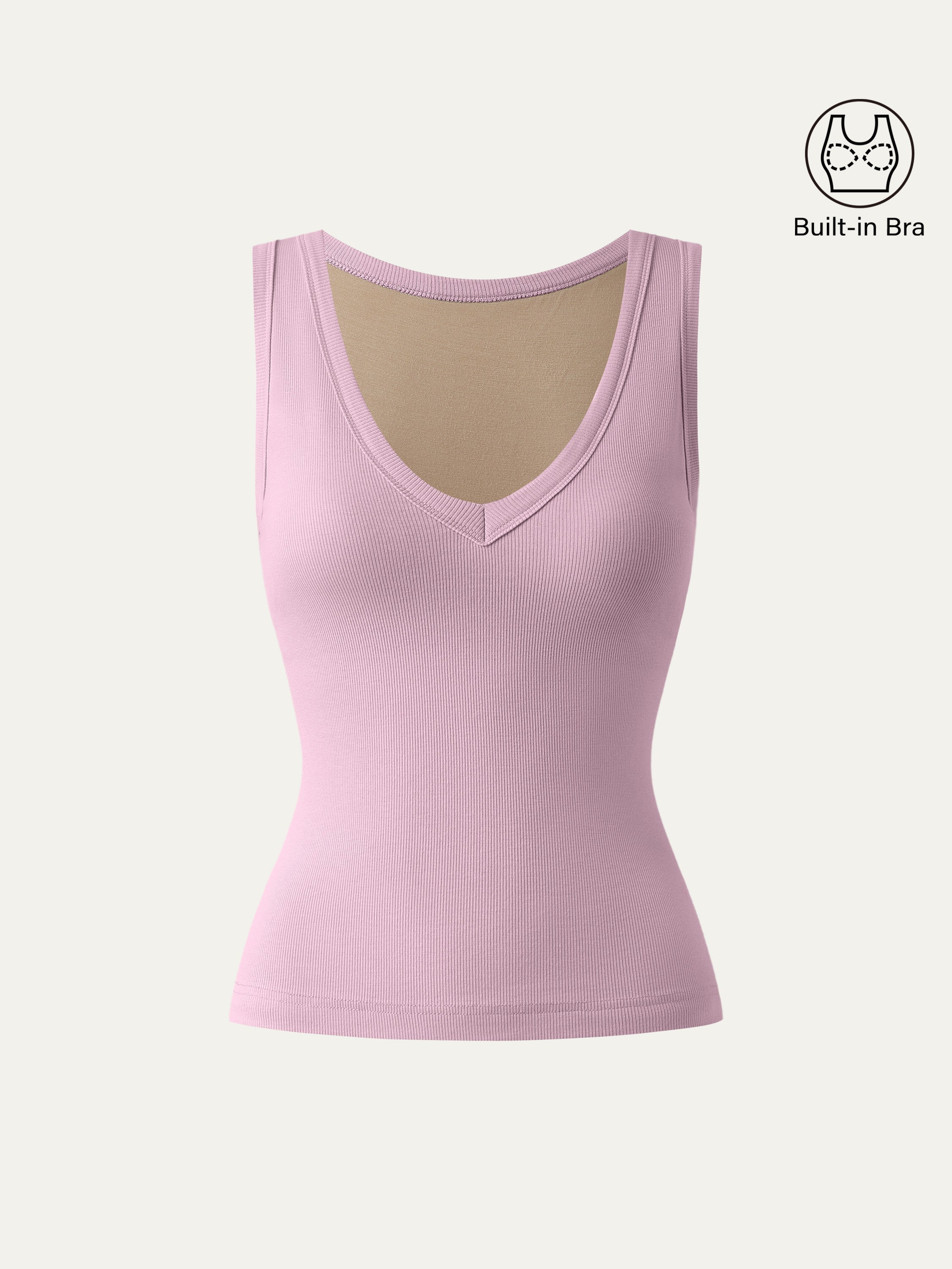 Stretchy V-neck Cotton New Airy Brami Tank