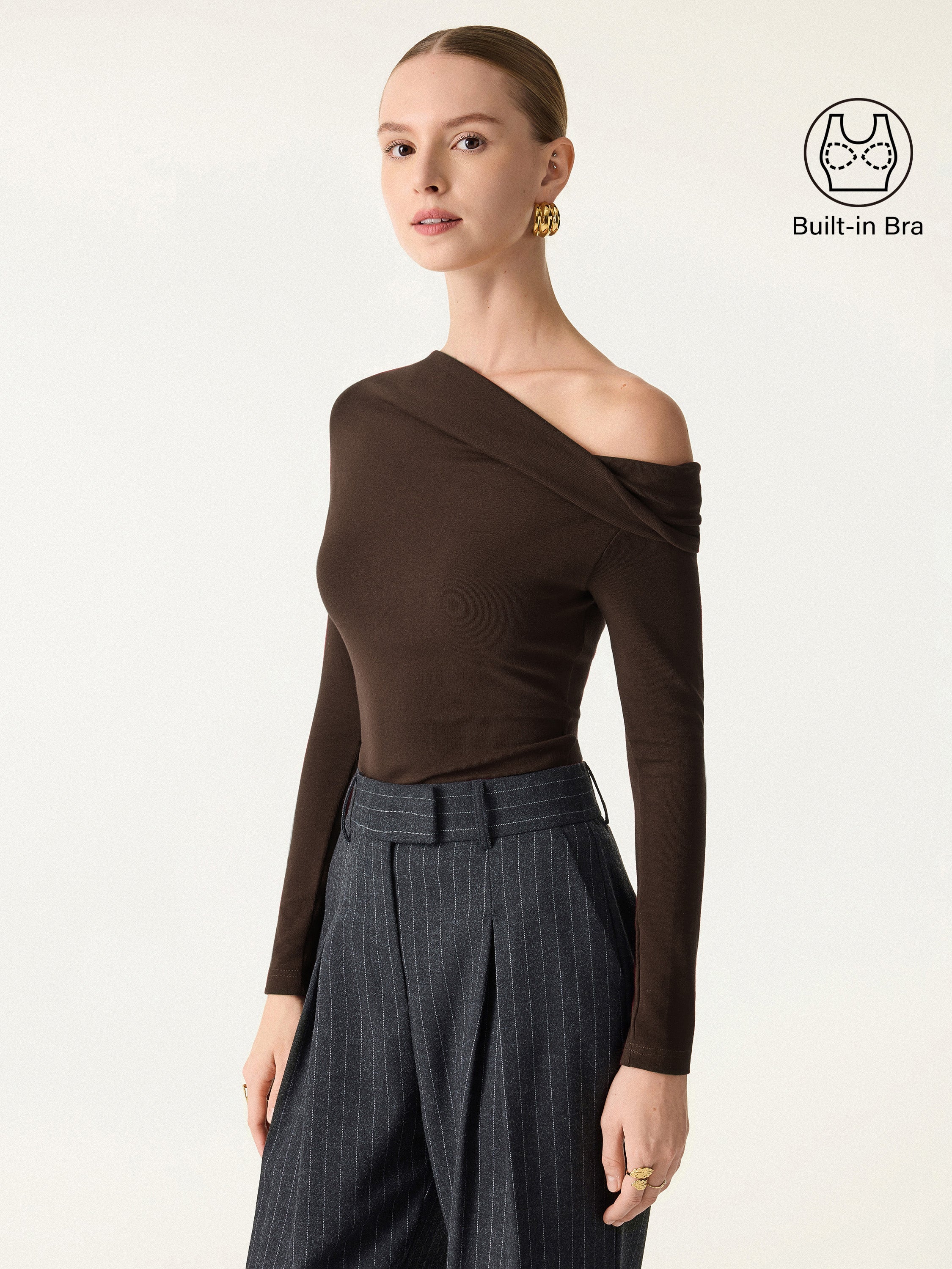 Multi-wear Versatile Necklines Long Sleeve Brami