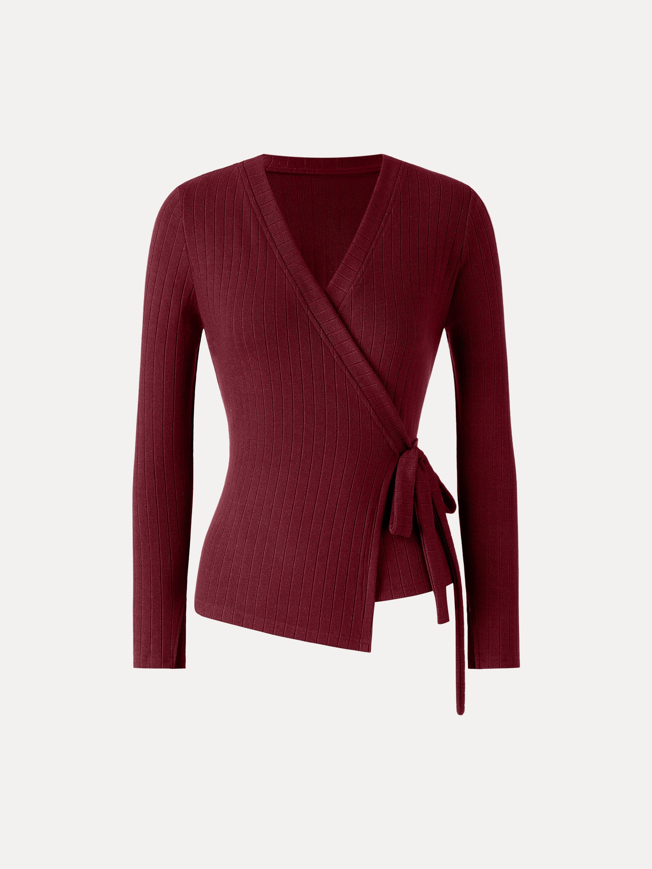 Wrapped Long Sleeve Top