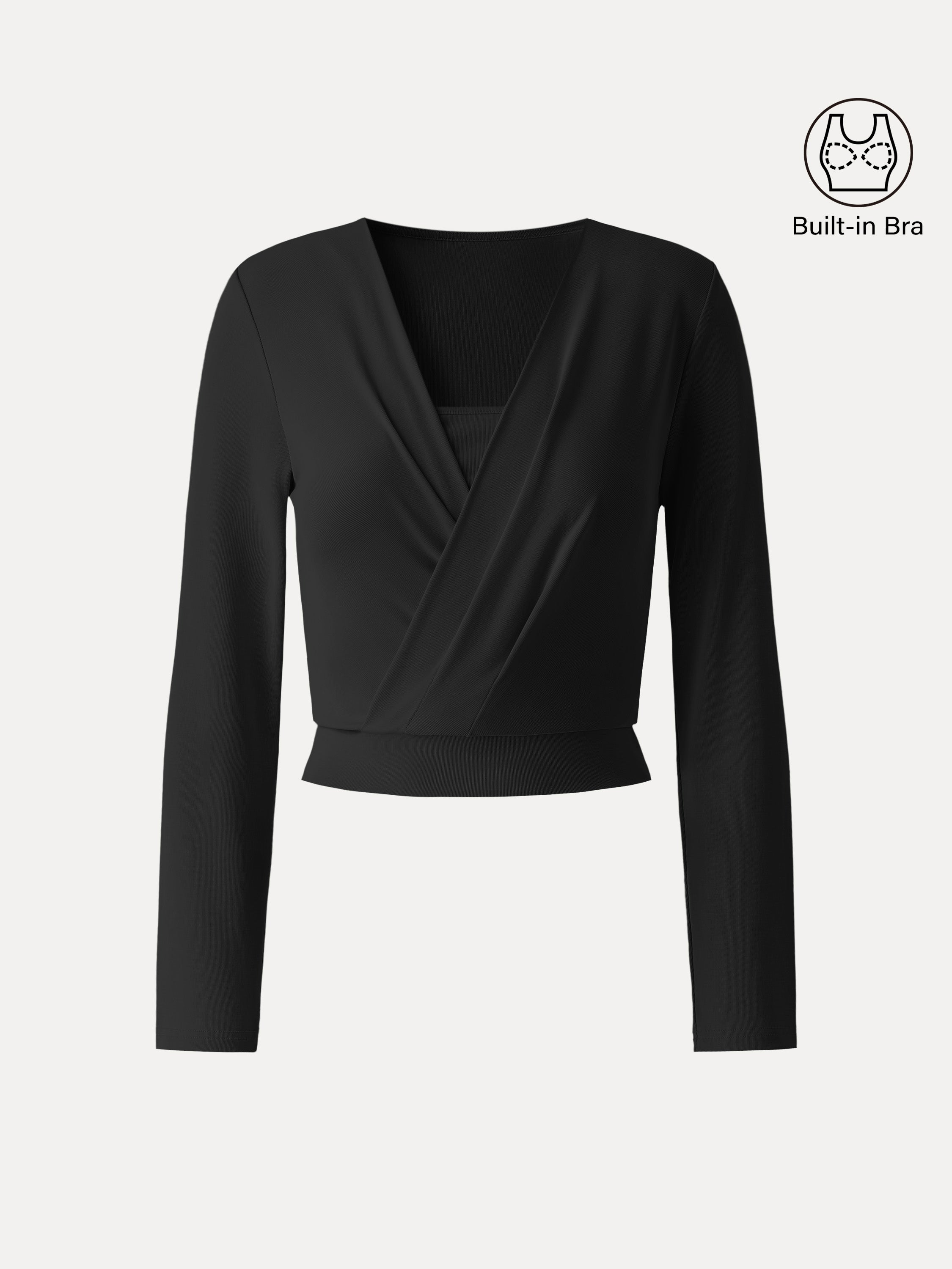 Sandwashed Modal 2-in-1 Wrap Brami Top
