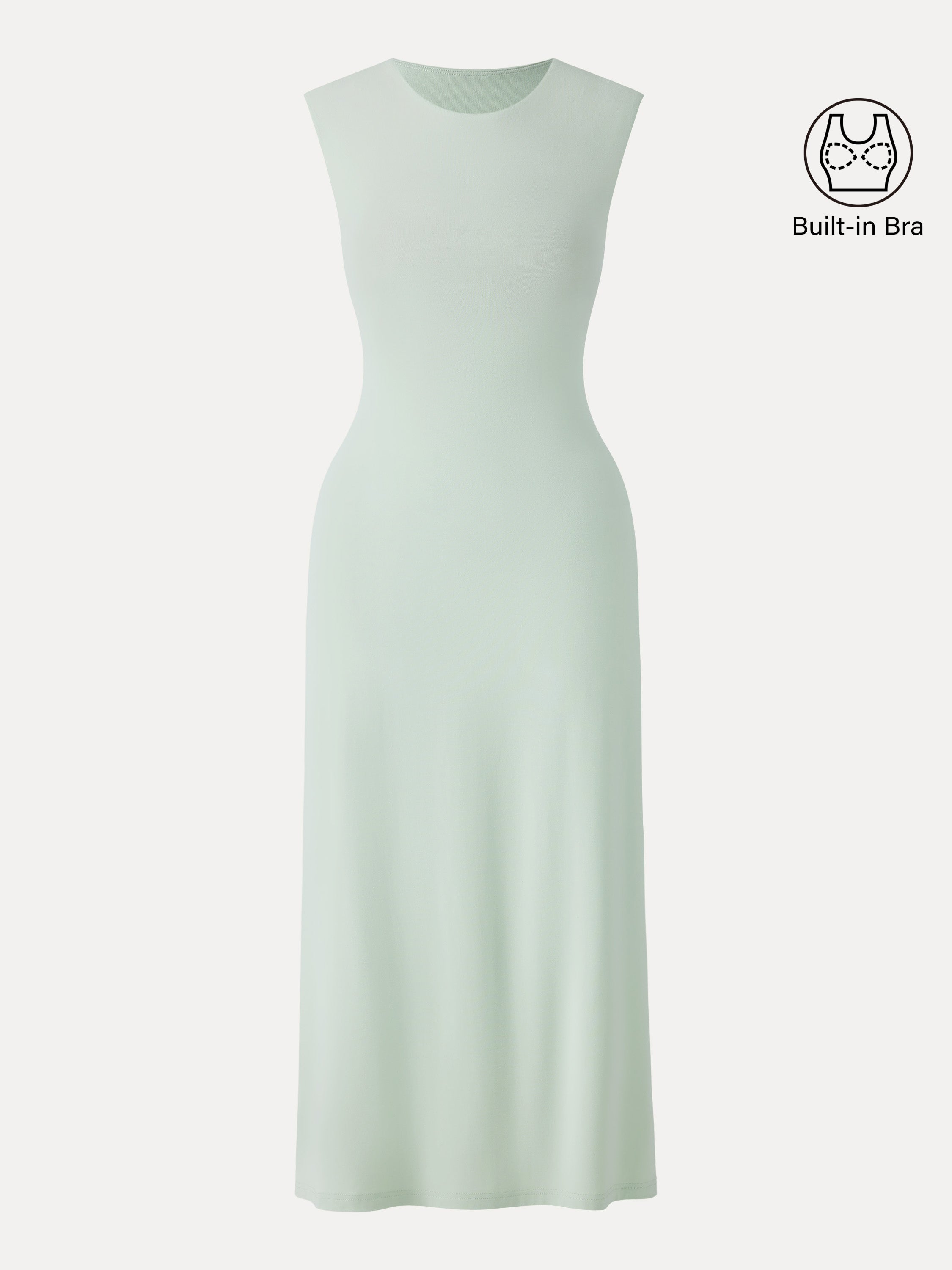 SkinKiss Flowy Wide Shoulder Midi Brami Dress