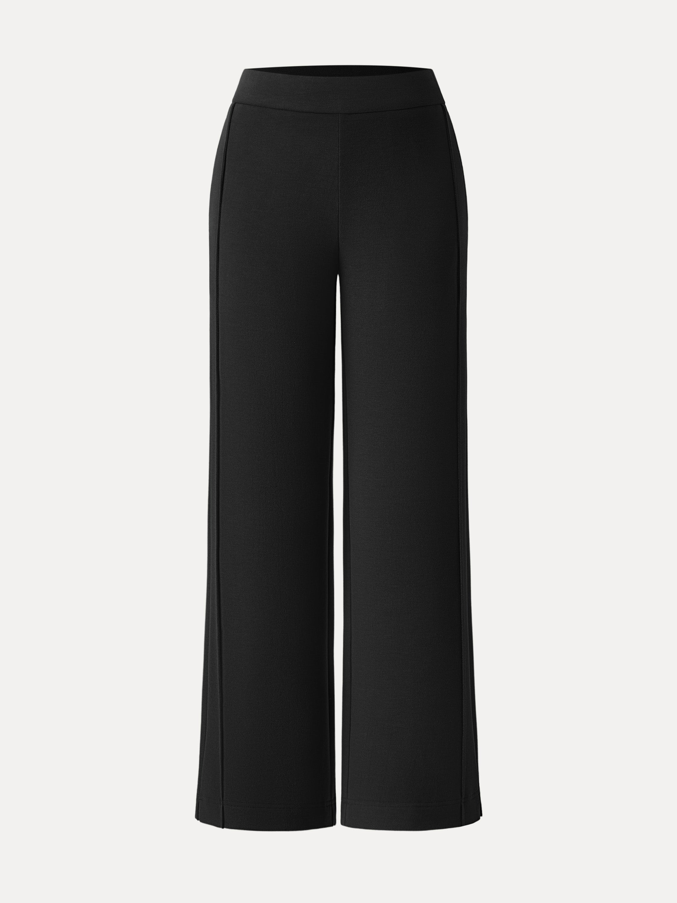 Cozy Warm High Rise Straight Leg Pull-On Pants