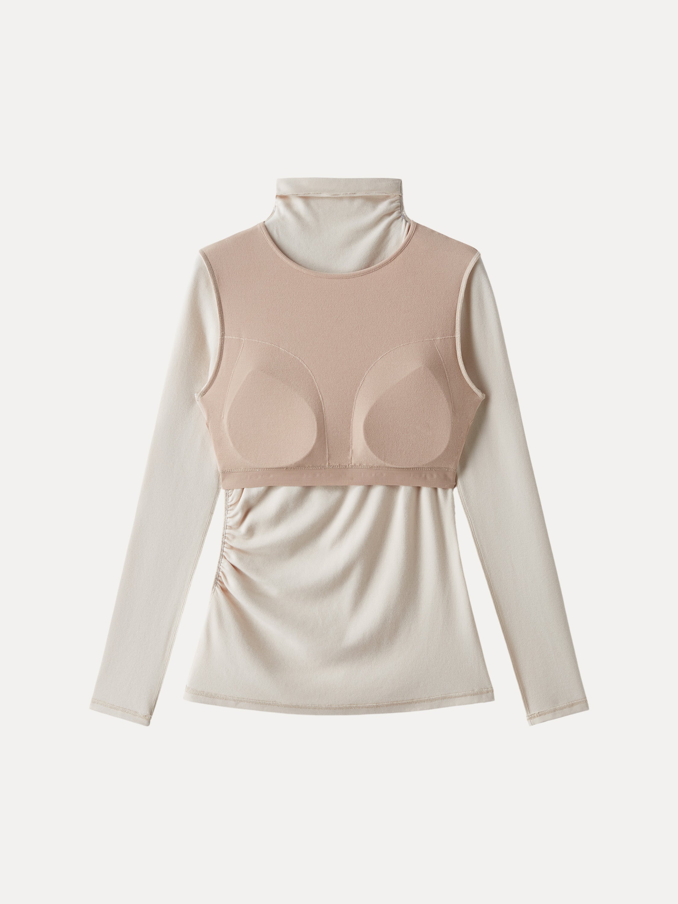 ProWarm Turtleneck Ruched Brami