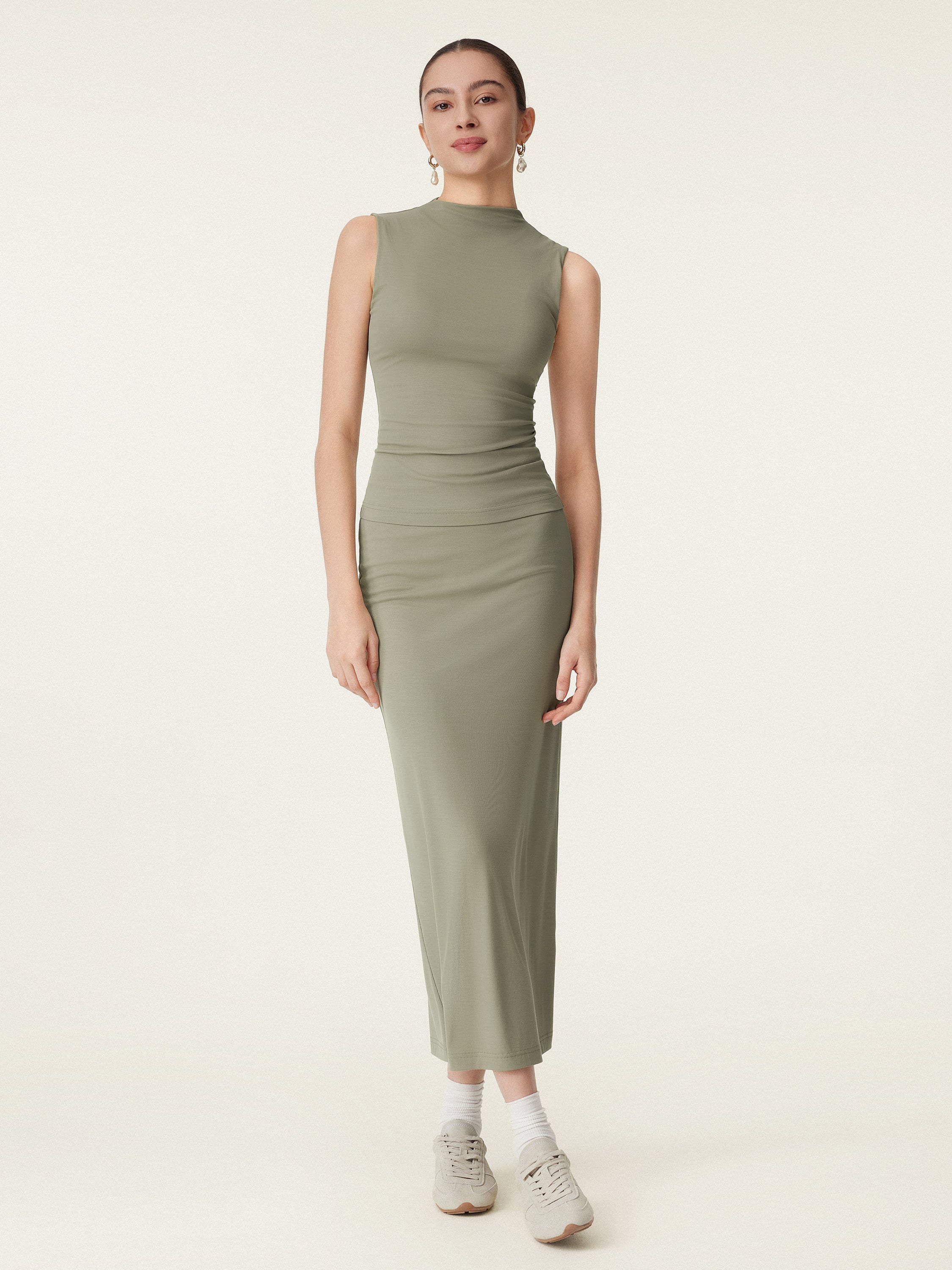 Mockneck New Airy Brami Tank