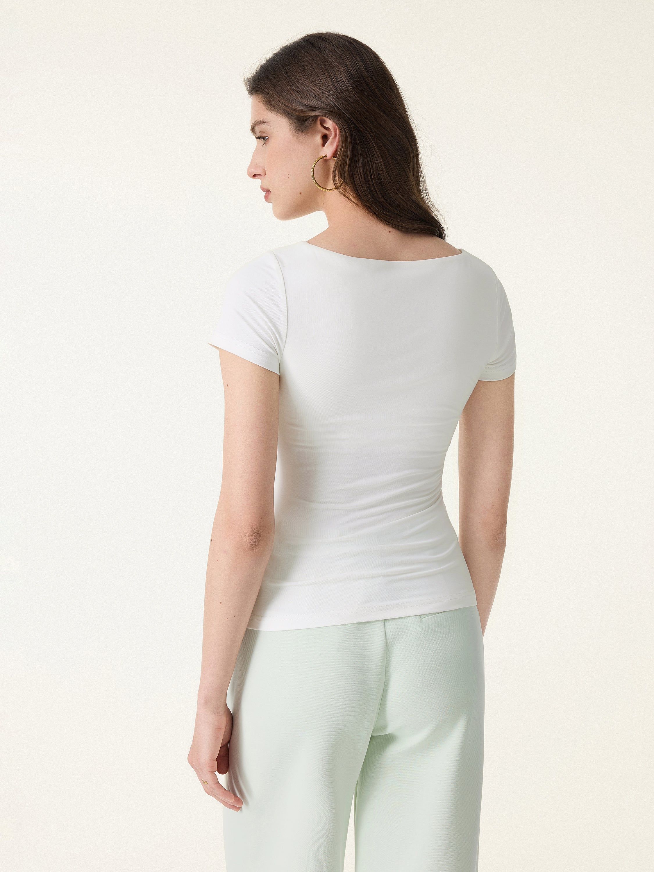 SkinKiss Boatneck Short Sleeve Brami