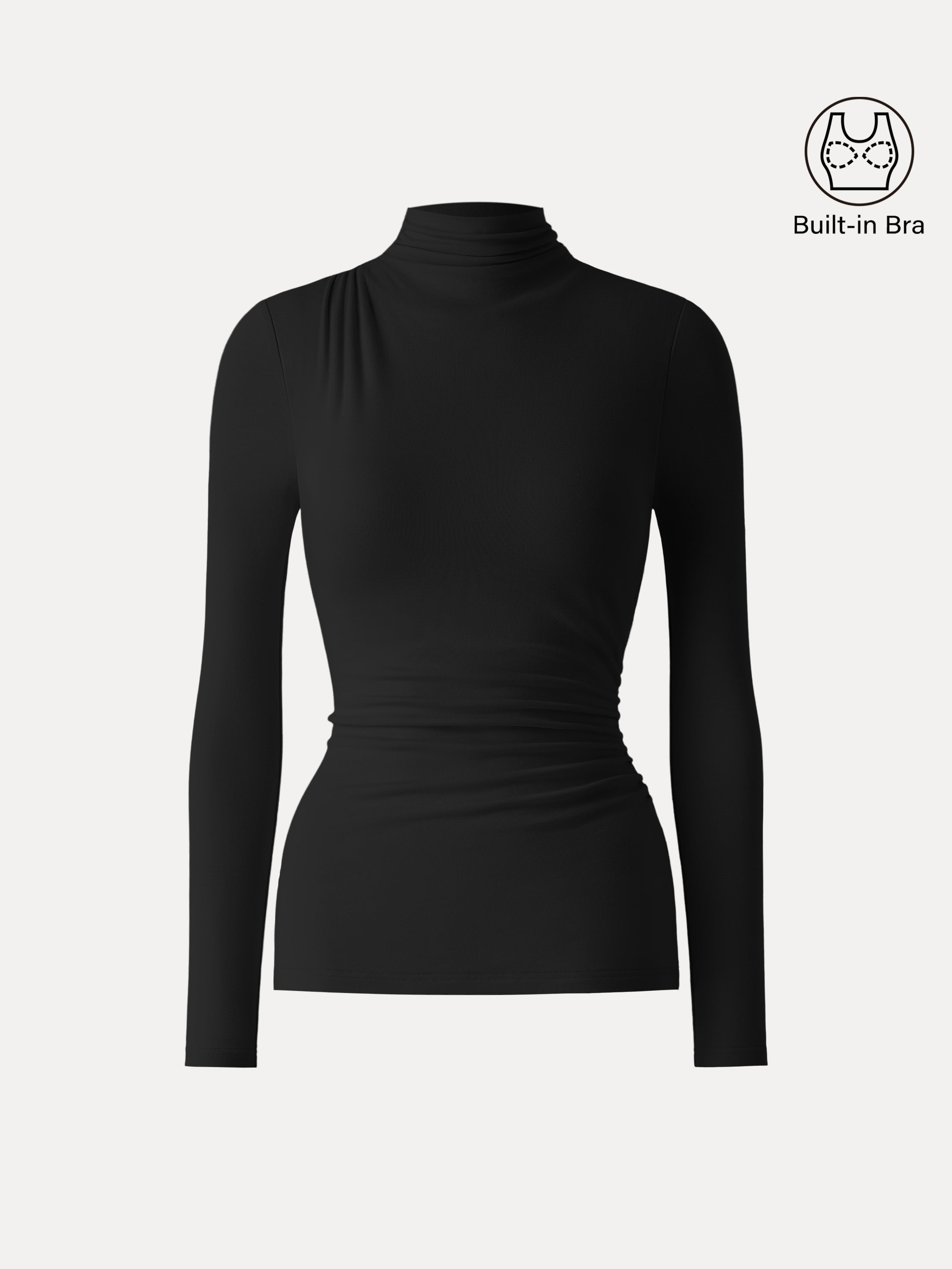 ProWarm Turtleneck Ruched Brami