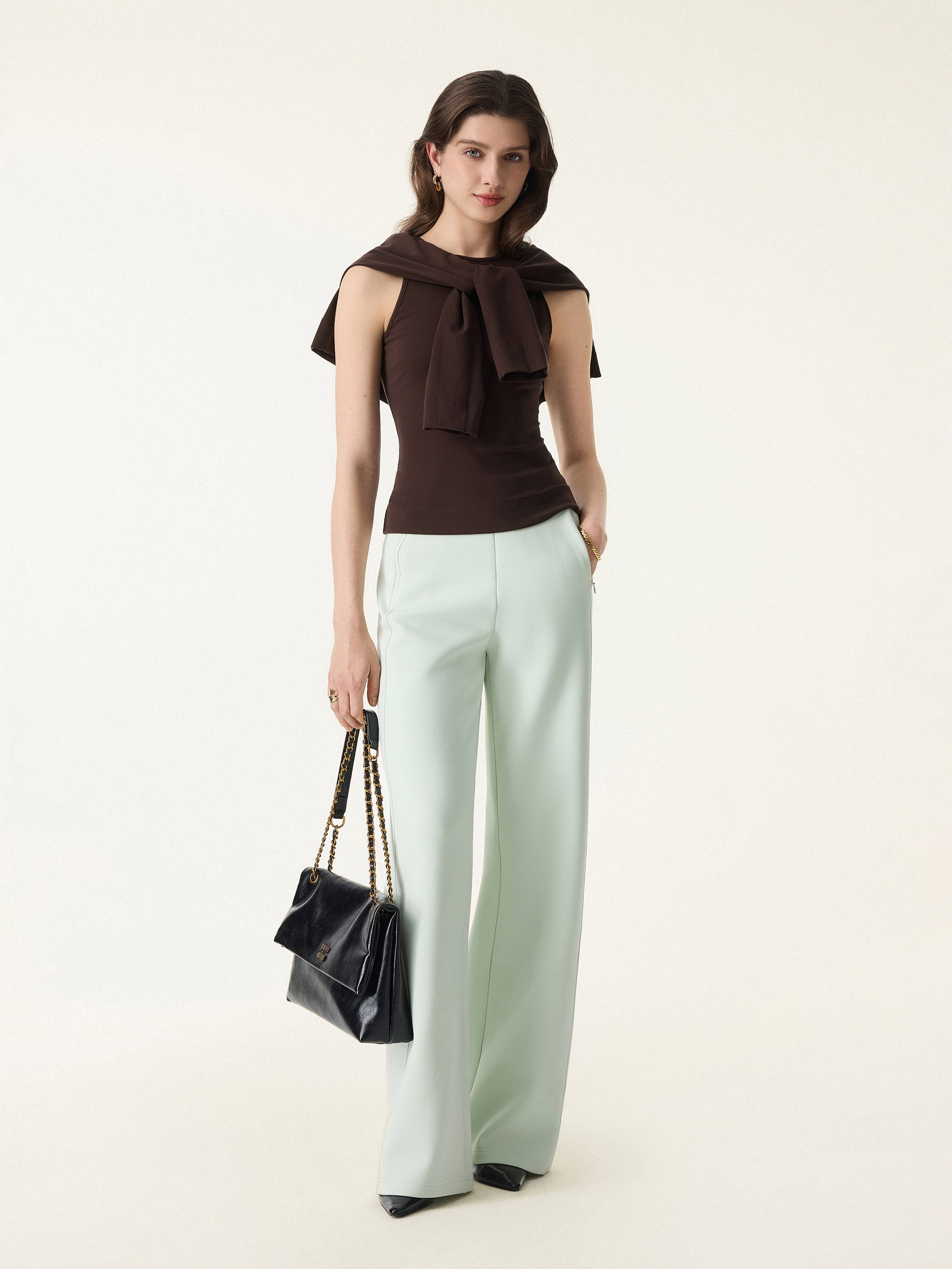 Non-Itch Lyocell Wool Round Neck Tank