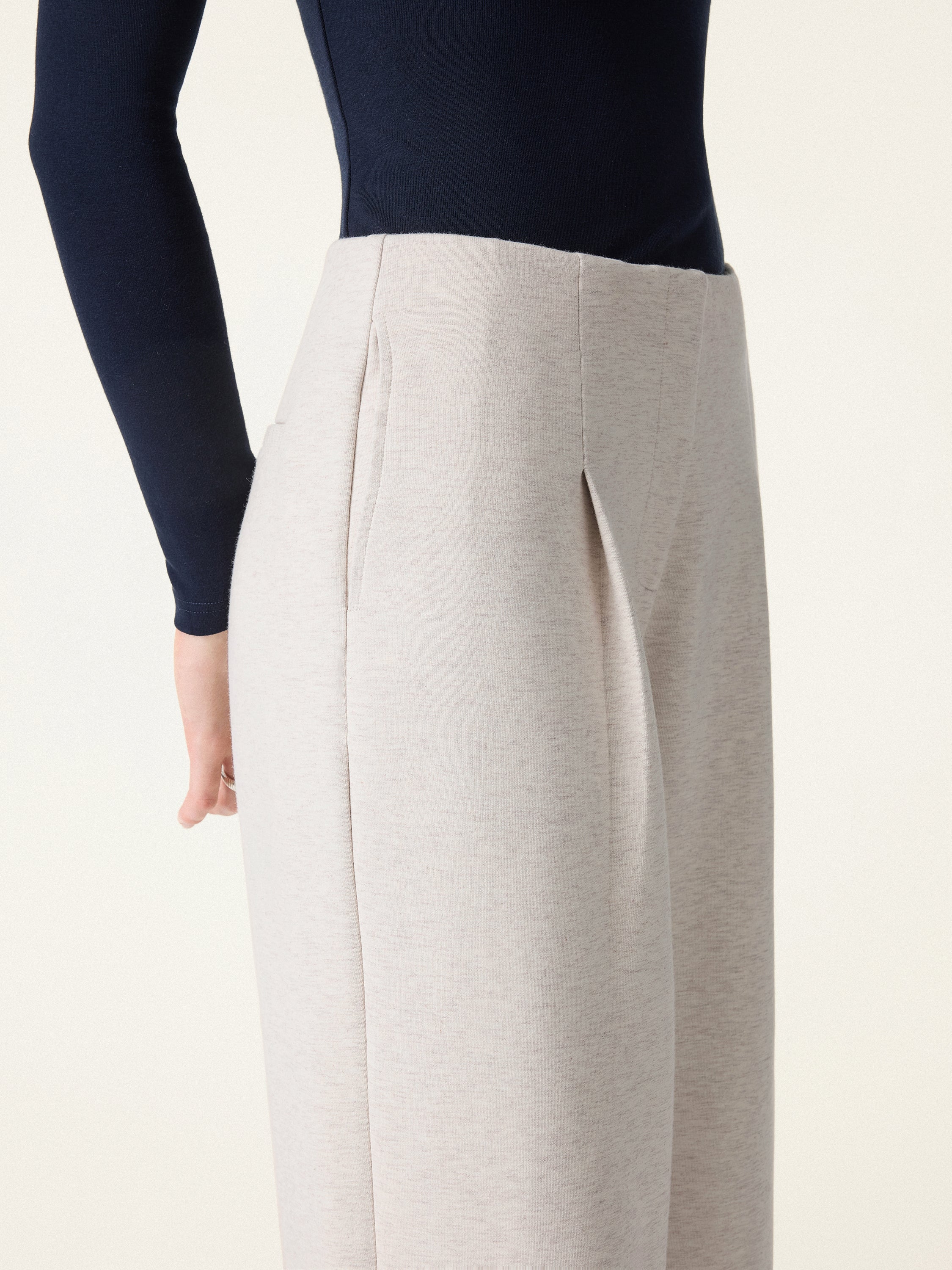 Tummy-Control Mid Rise Straight Leg Pull-on Pants