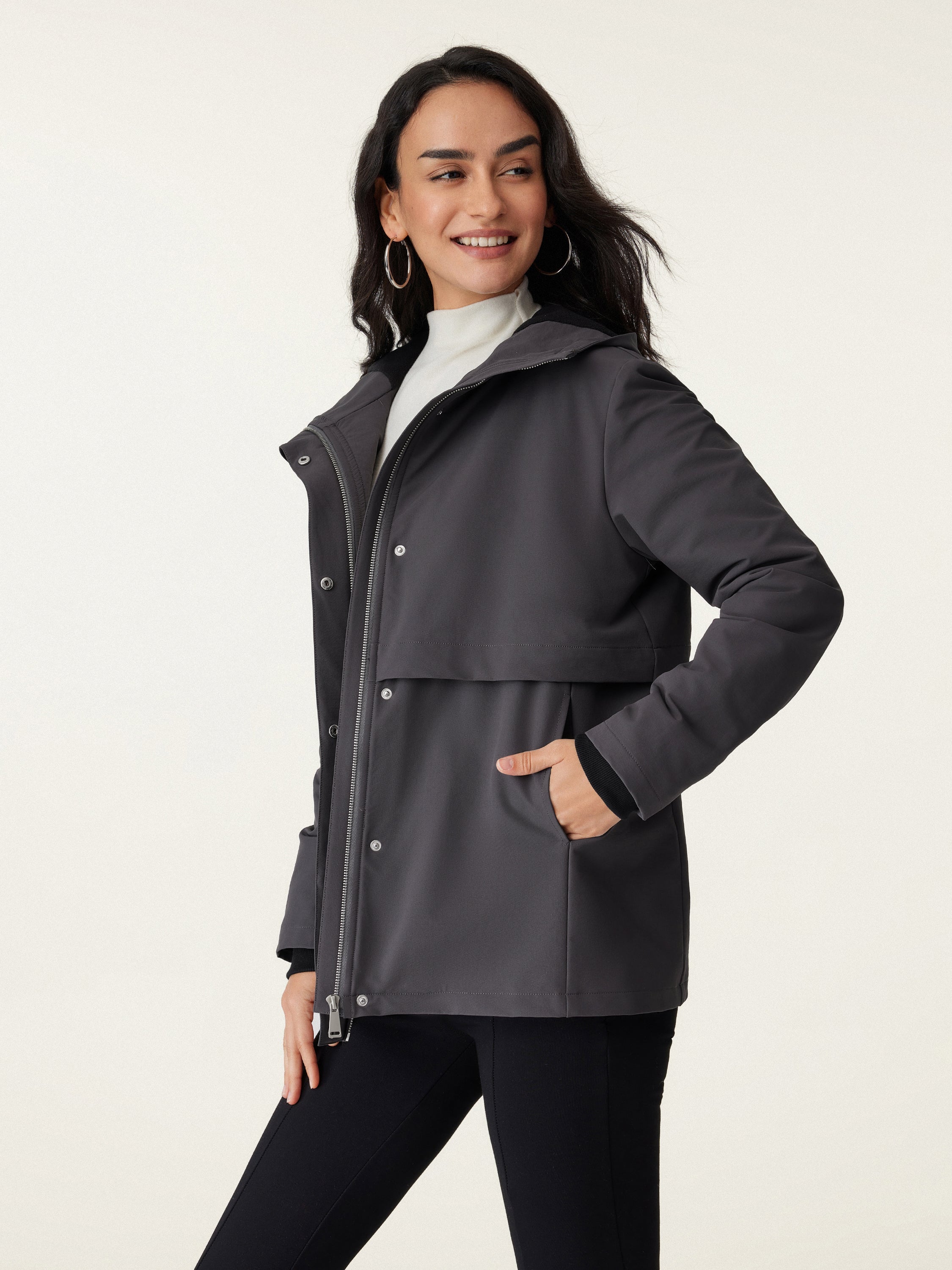 Waterproof Hooded Fleece Jacket