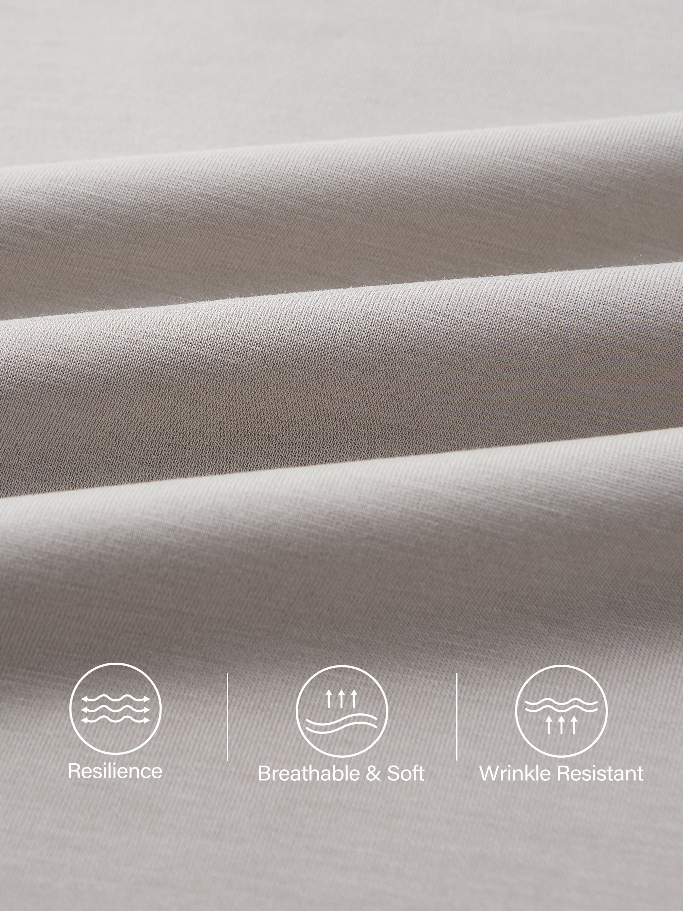 Wrinkle-Resistant Mid Rise Straight Leg Pants with Pockets