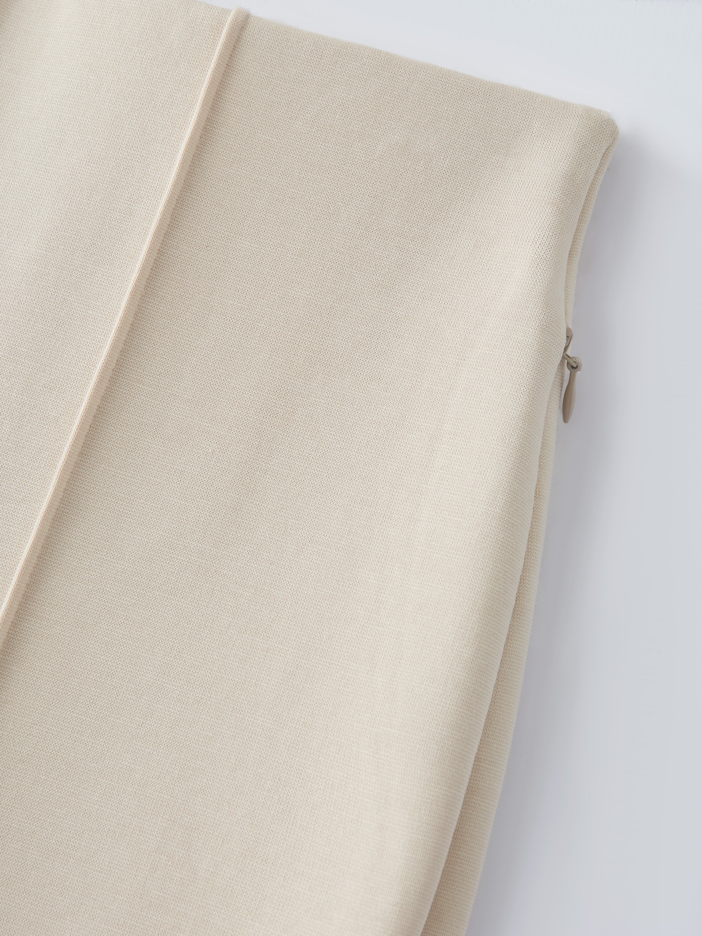 Stretch Cotton High Rise Wide Flared Pull-on Pants