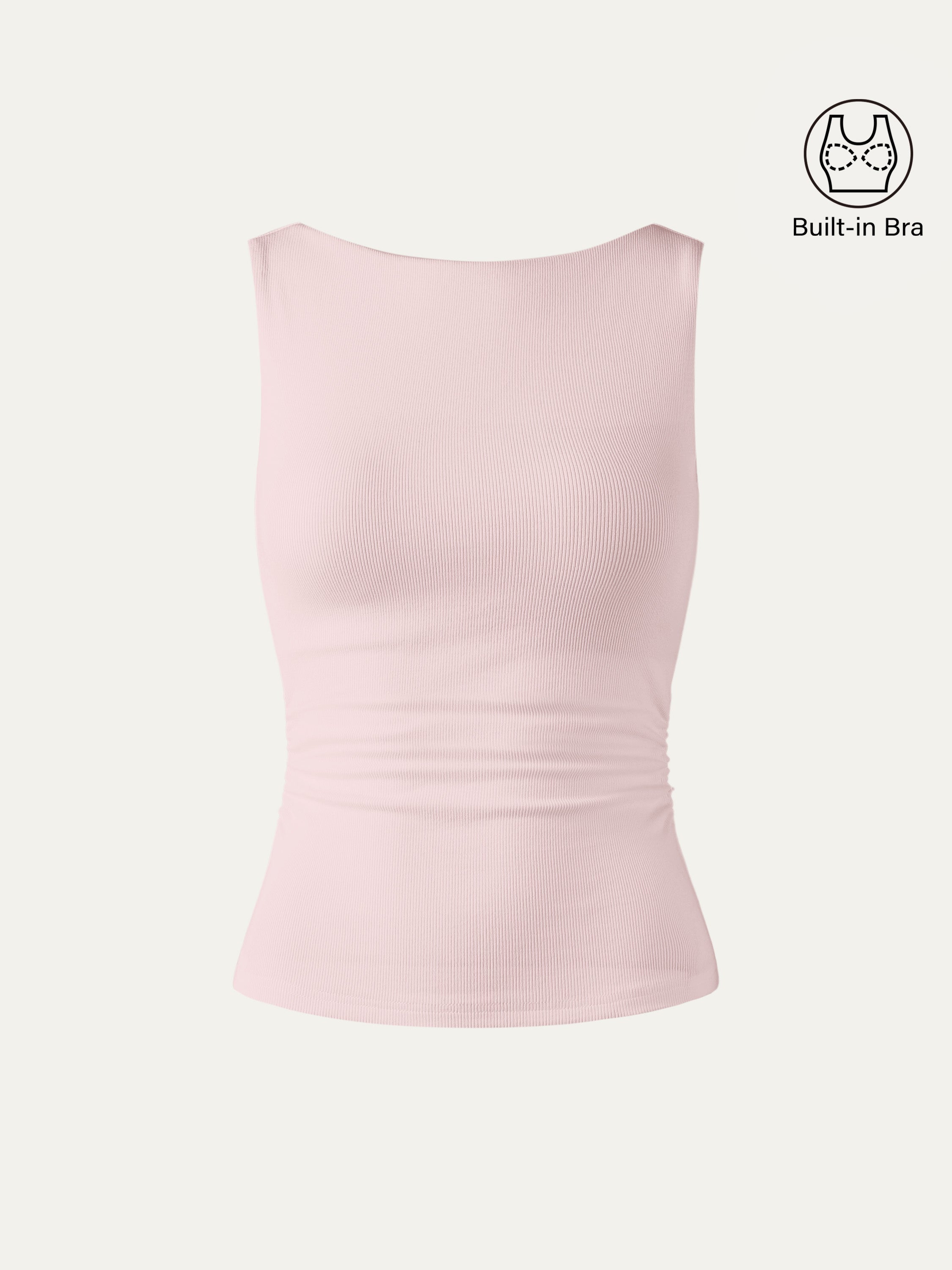 Elastic Open Back Brami Tank