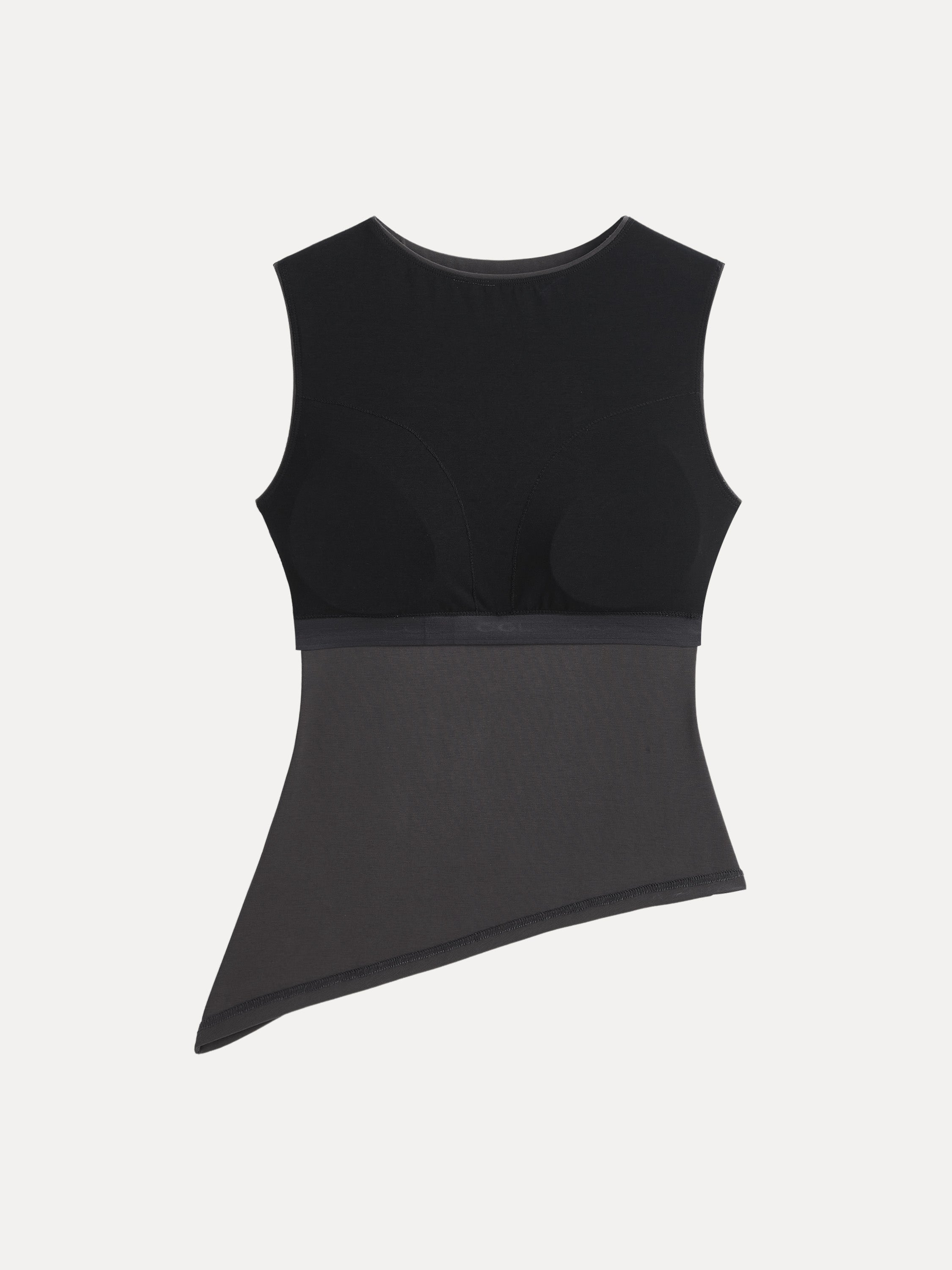 Asymmetrical Hem New Airy Brami Tank