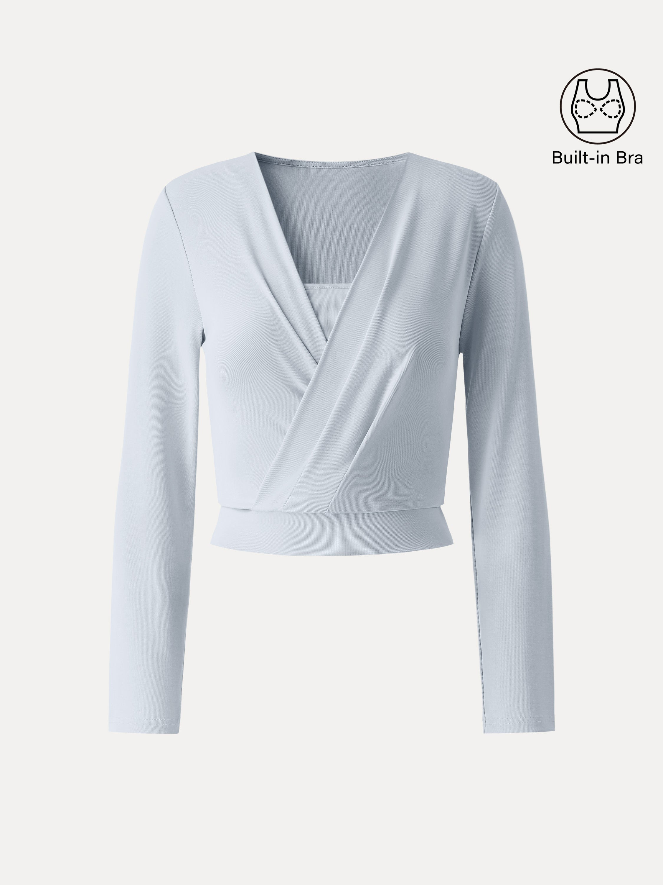 Sandwashed Modal 2-in-1 Wrap Brami Top
