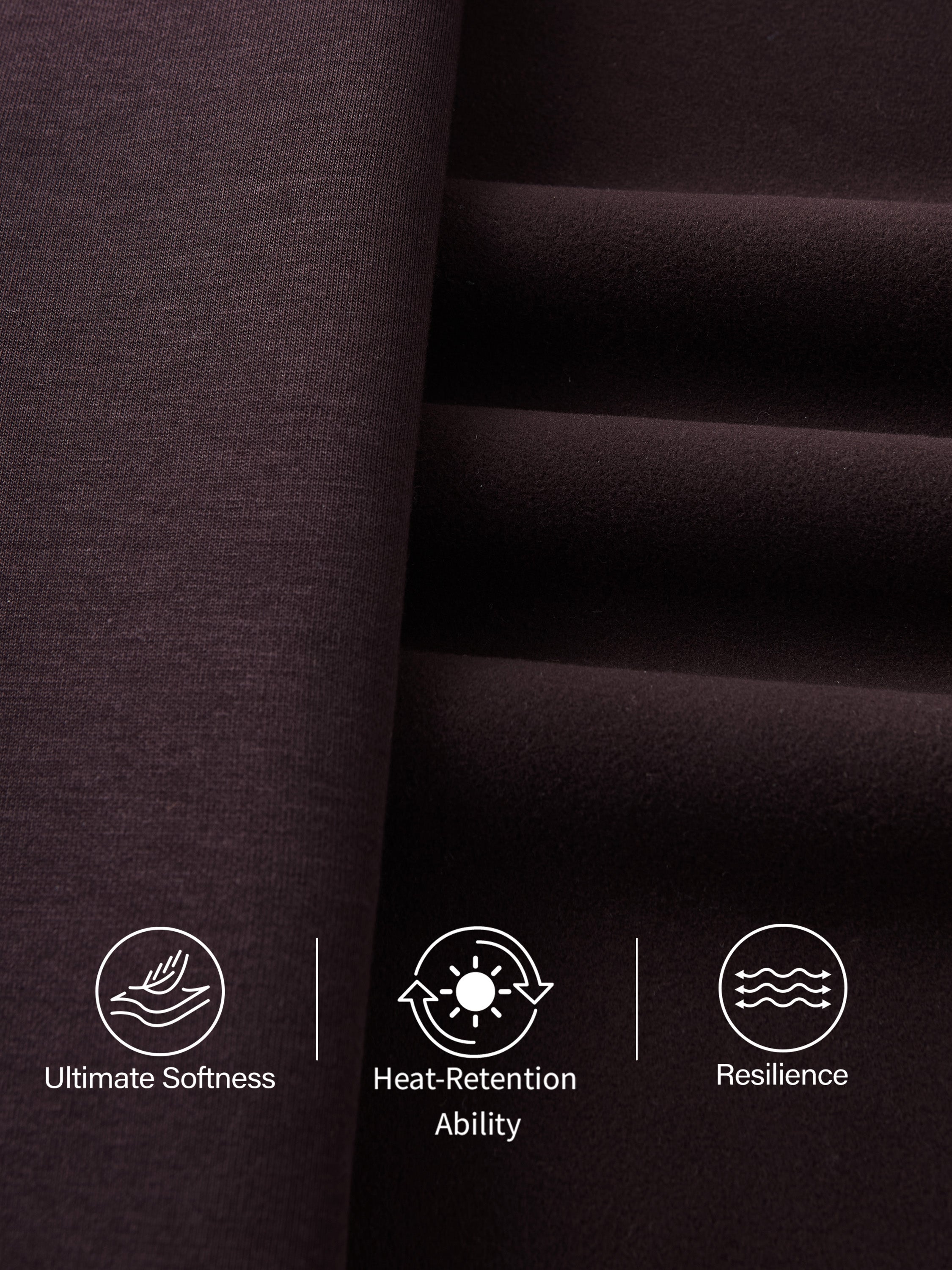 DoubleWarm High Rise Wide Leg Pull-on Pants with Pockets