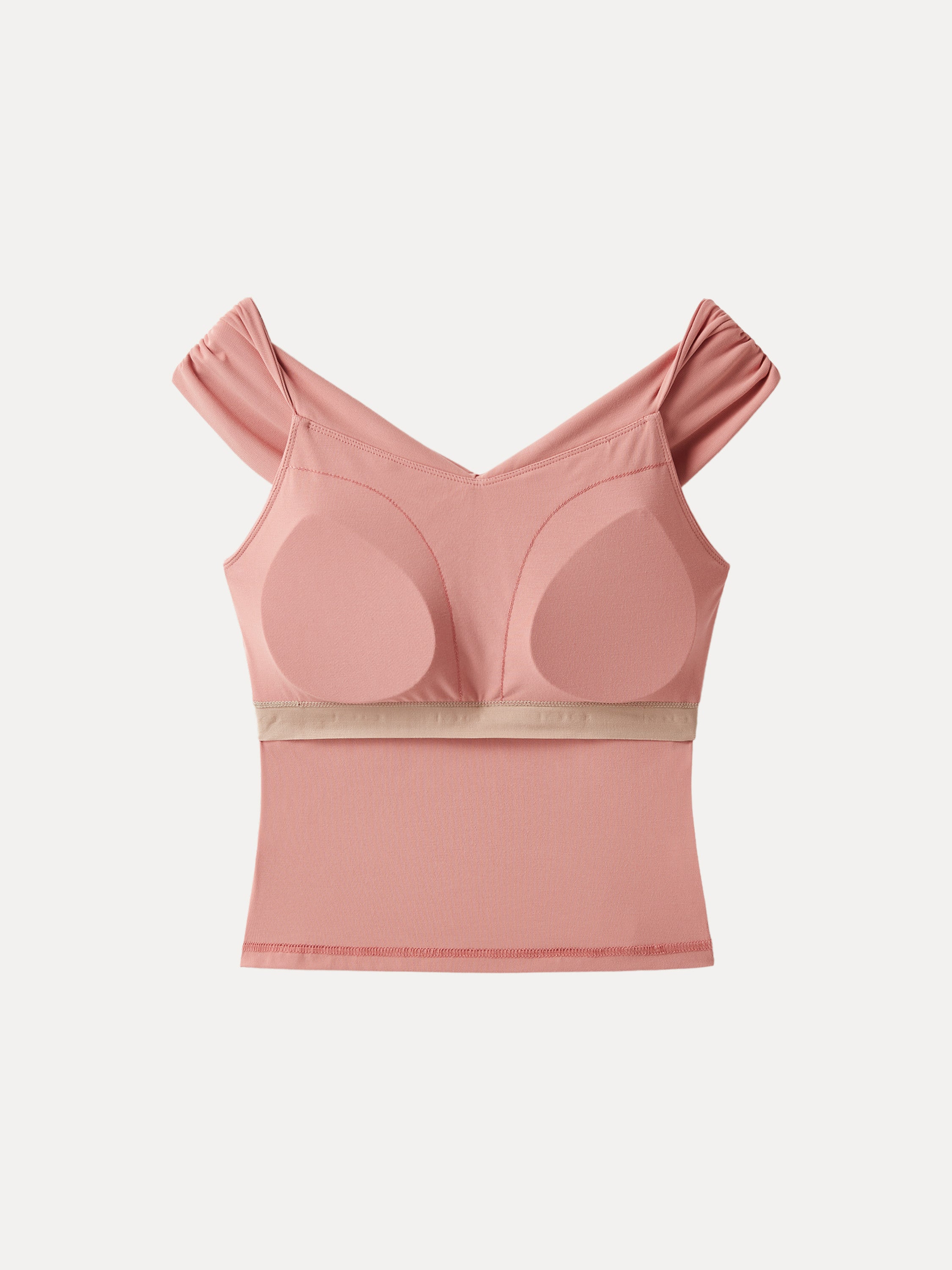 Criss Cross Off Shoulder New Airy Brami Top
