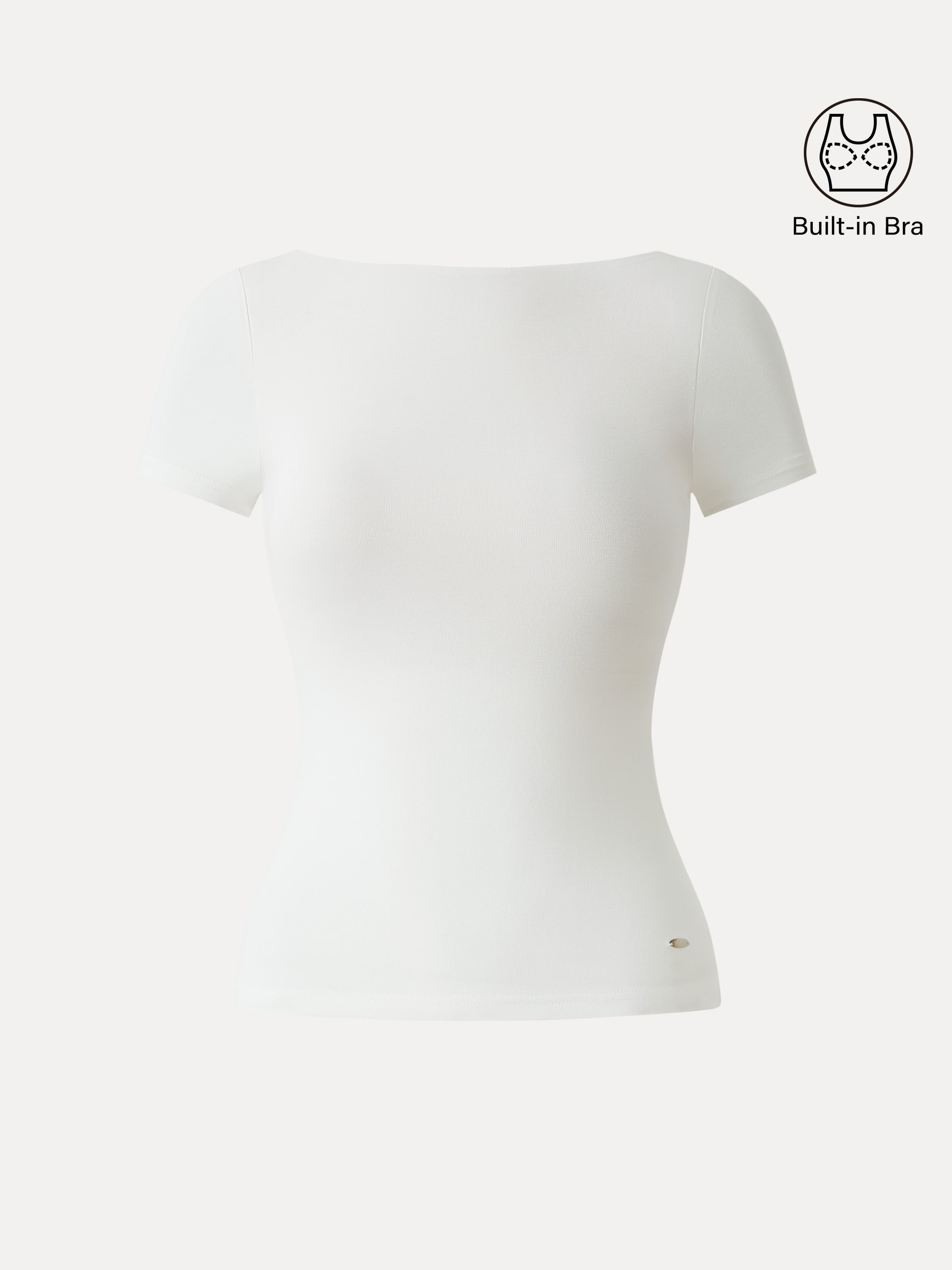 SkinKiss Boatneck Short Sleeve Brami