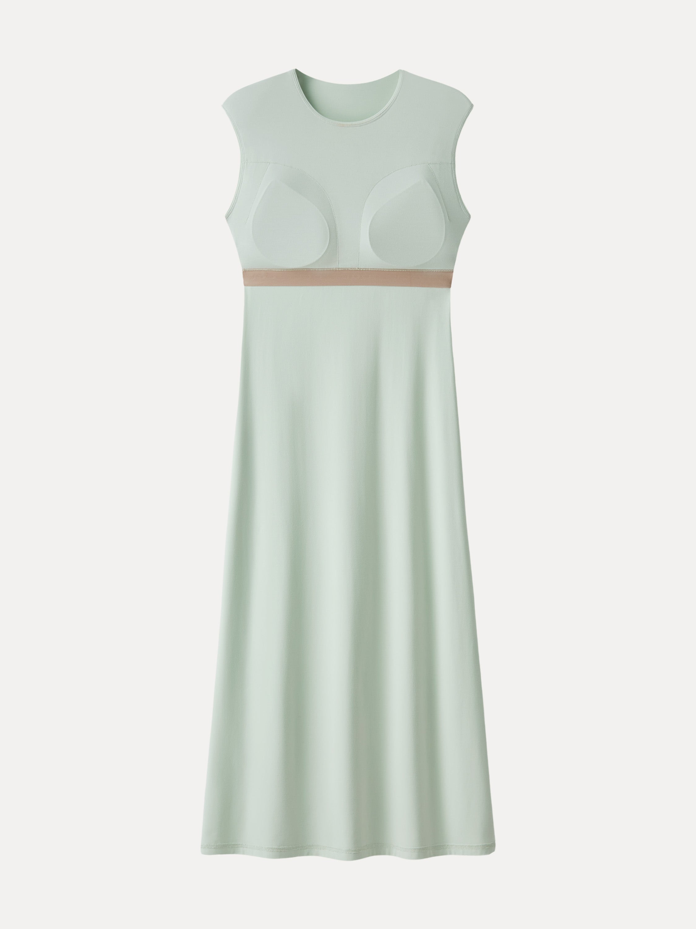 SkinKiss Flowy Wide Shoulder Midi Brami Dress